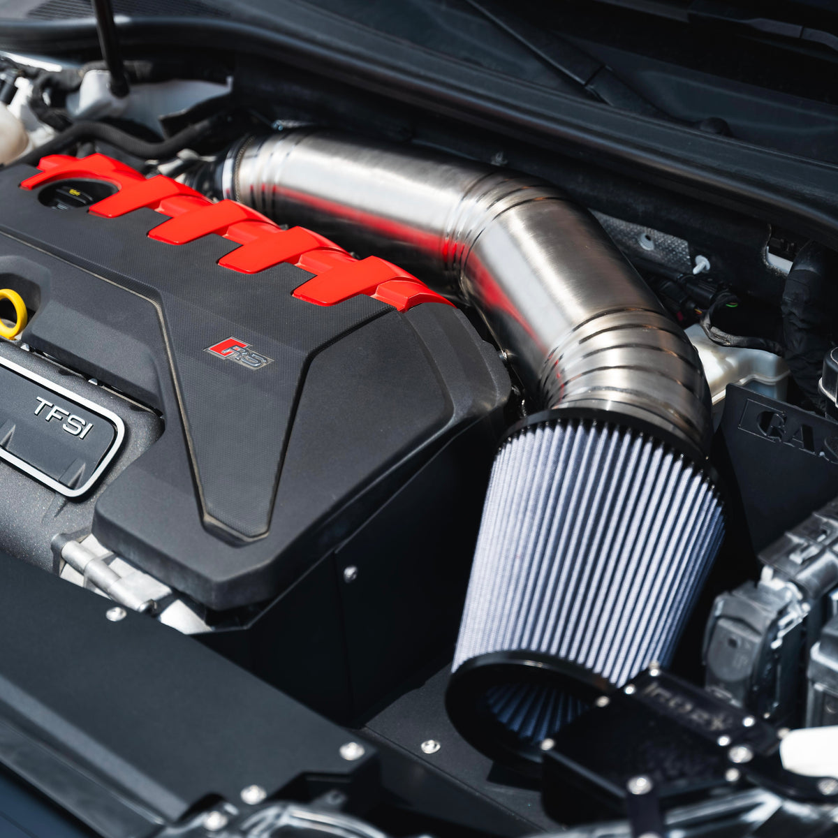 GAS Omega 5 Inch Titanium Intake, Audi RS3/TTRS