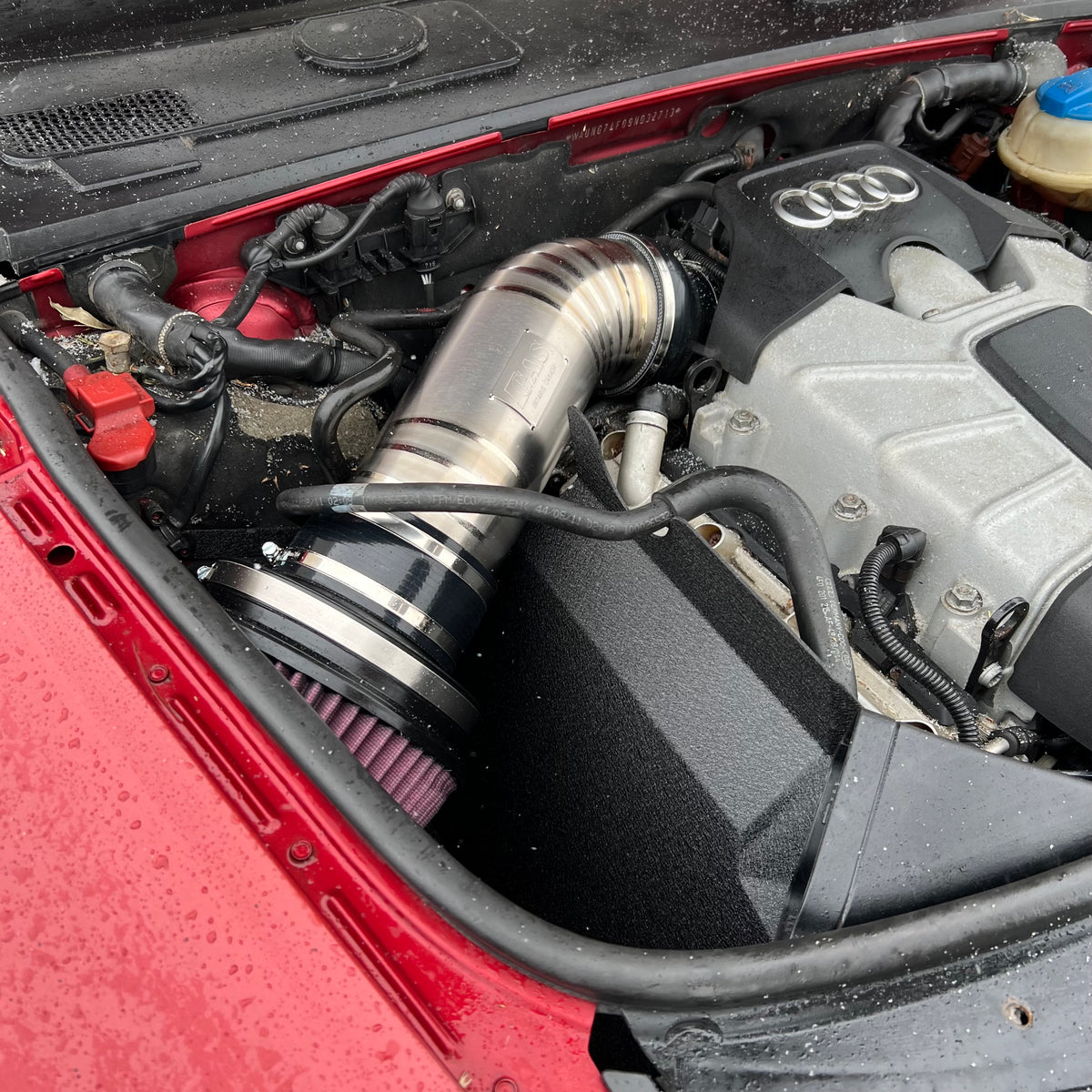 GAS Omega 102mm Titanium Intake, C6 A6 3.0T
