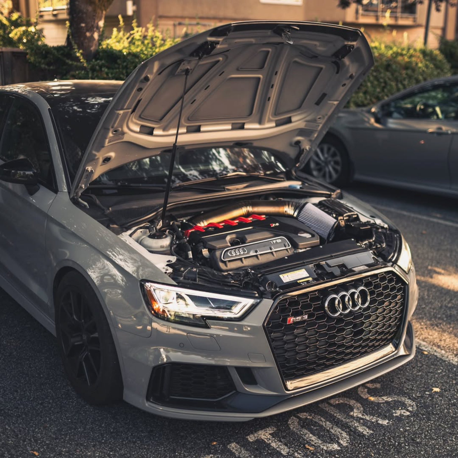Image of GAS Omega 5 Inch Titanium Intake, Audi RS3/TTRS