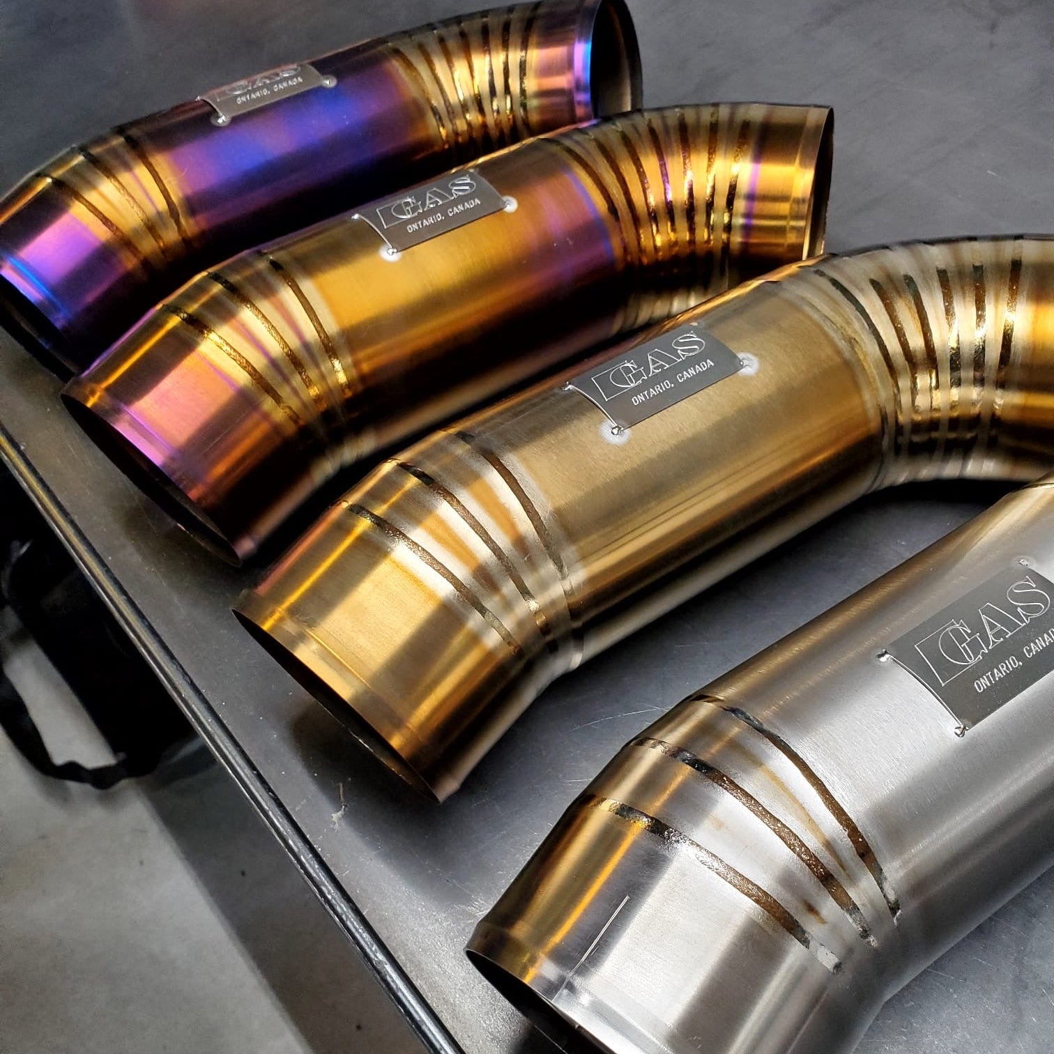 Image of GAS Omega V2 102mm Titanium Intake, B8 S4/S5 3.0T