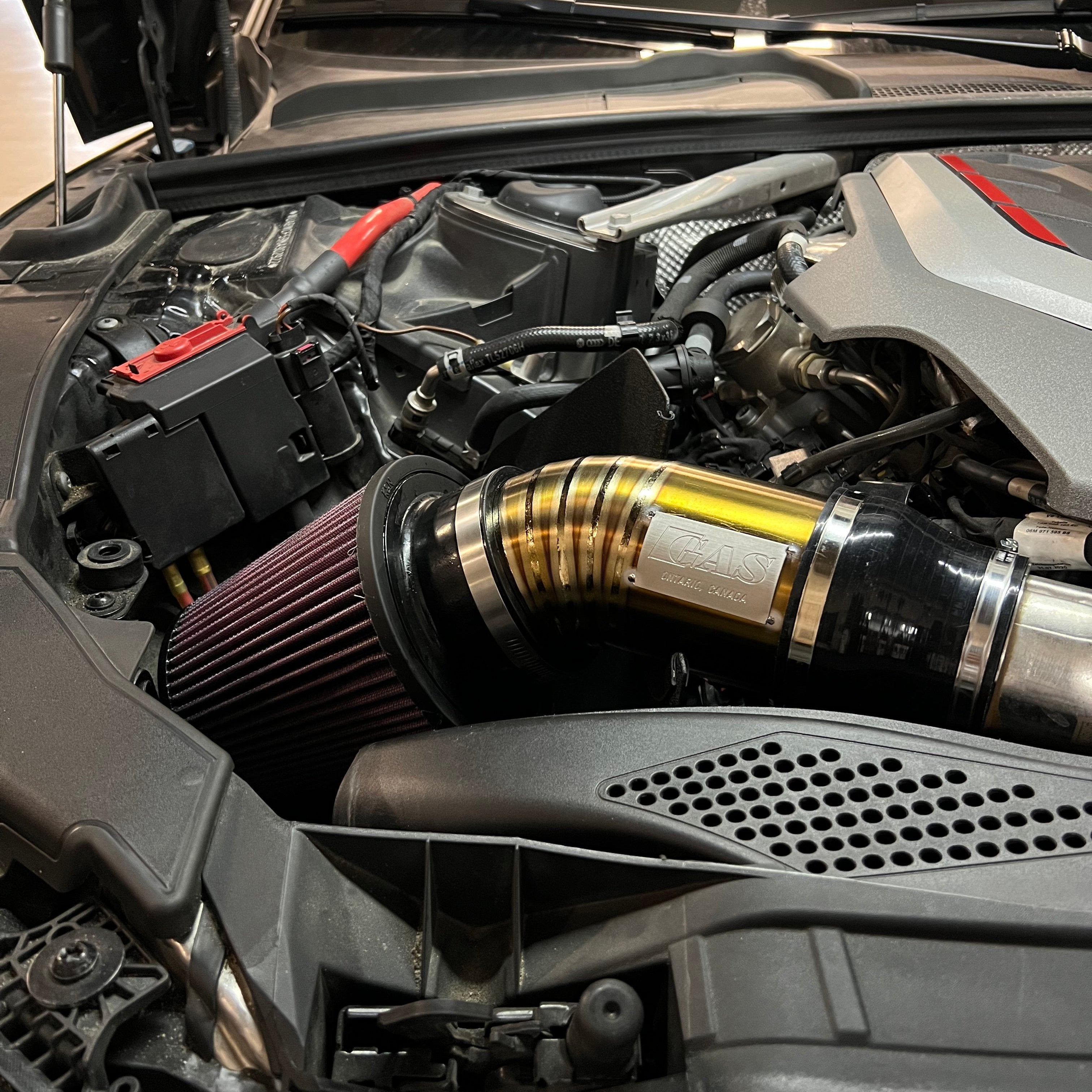 Image of GAS 89mm Titanium Intake, B9 S4/S5/RS4/RS5 EA839