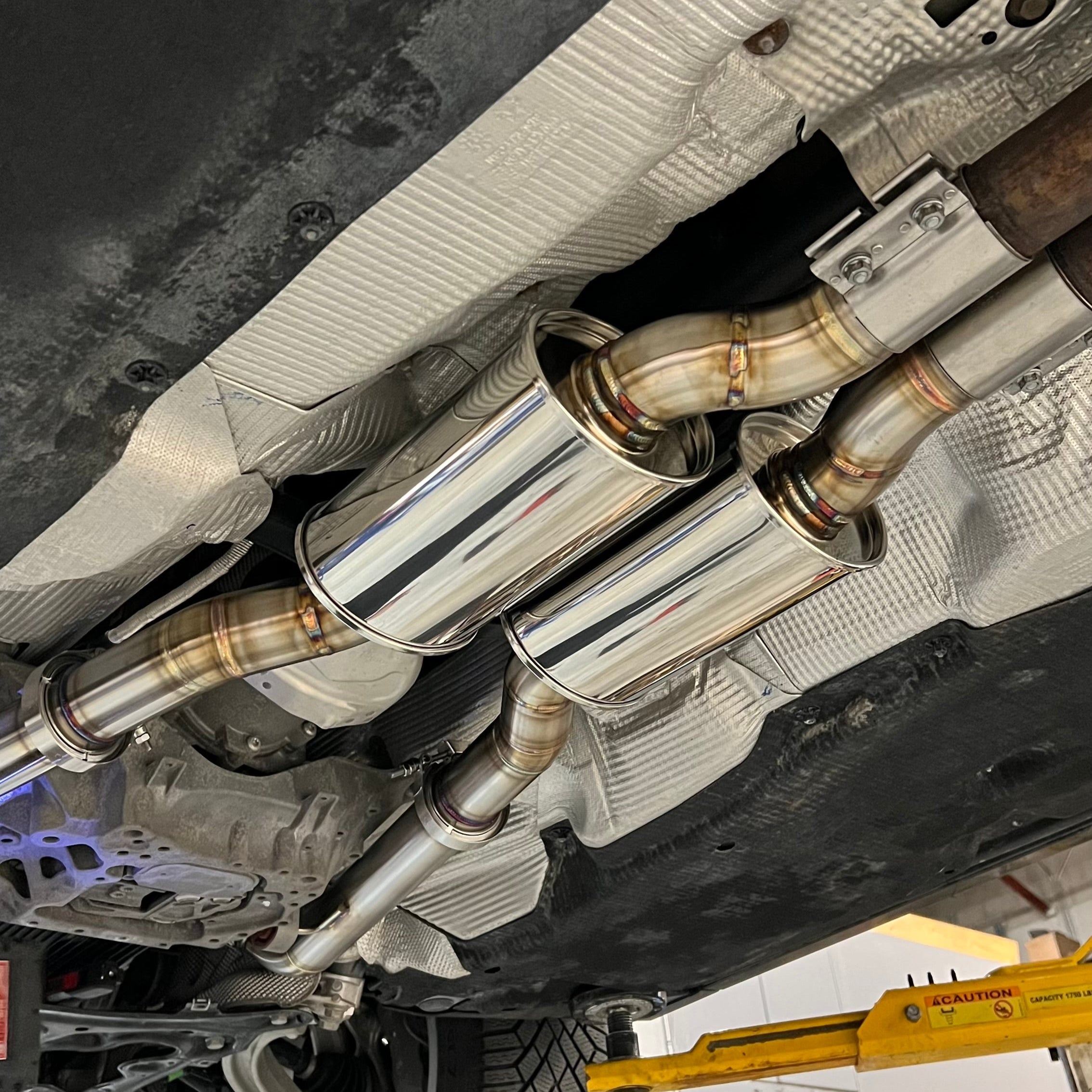 Image of GAS 4M Q7 Downpipes, Extra Rear Sections ONLY