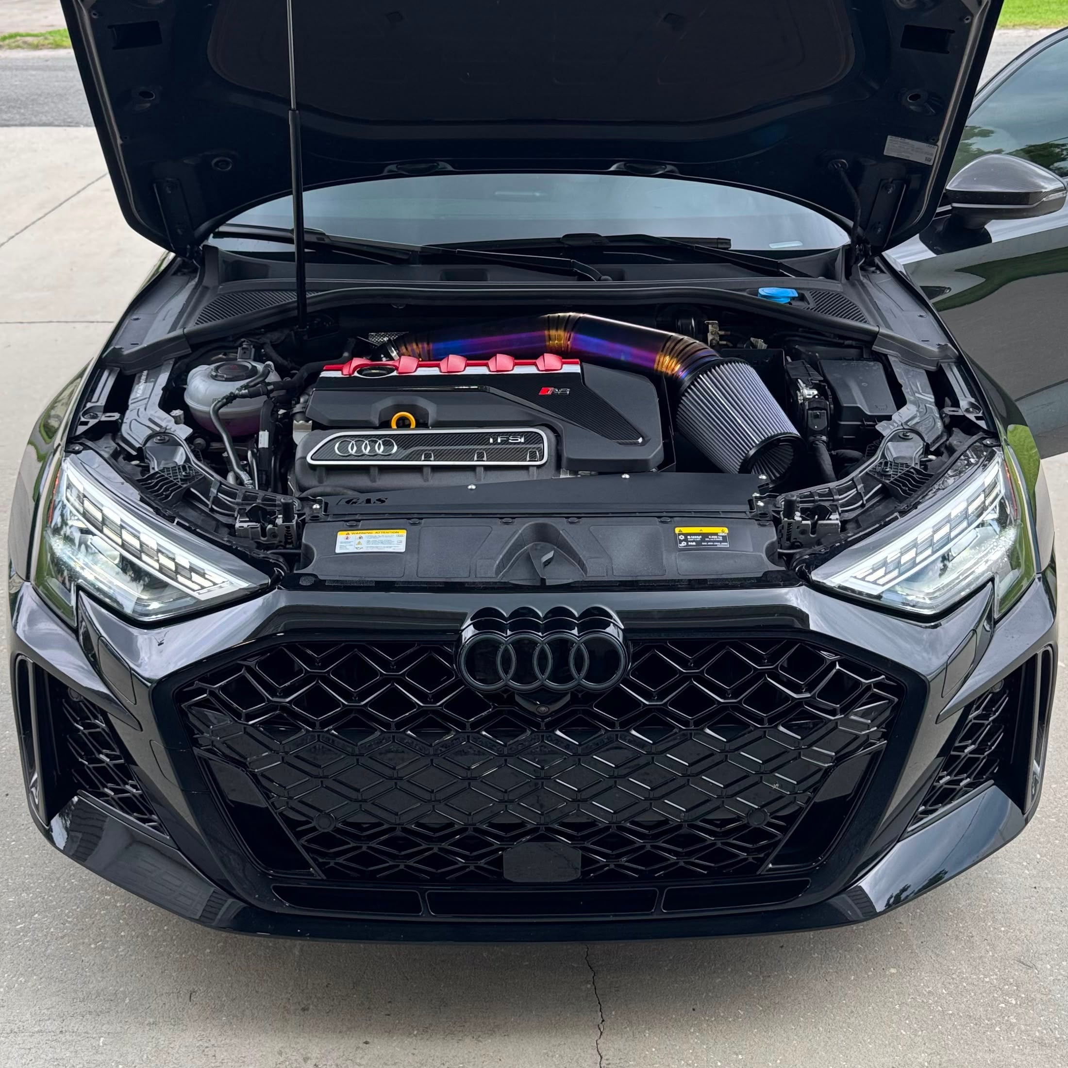 Image of GAS Omega 5 Inch Titanium Intake, Audi 8V/8Y/8S RS3/TTRS