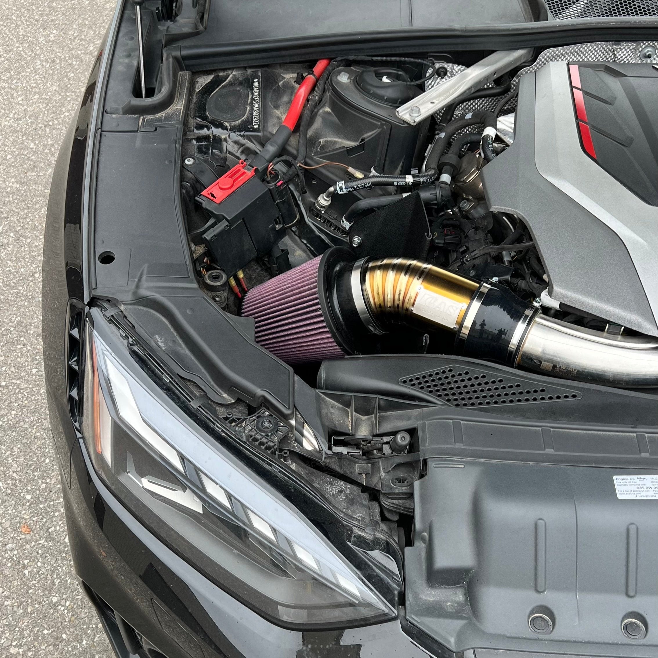 Image of GAS 89mm Titanium Intake, B9 S4/S5/RS4/RS5 EA839