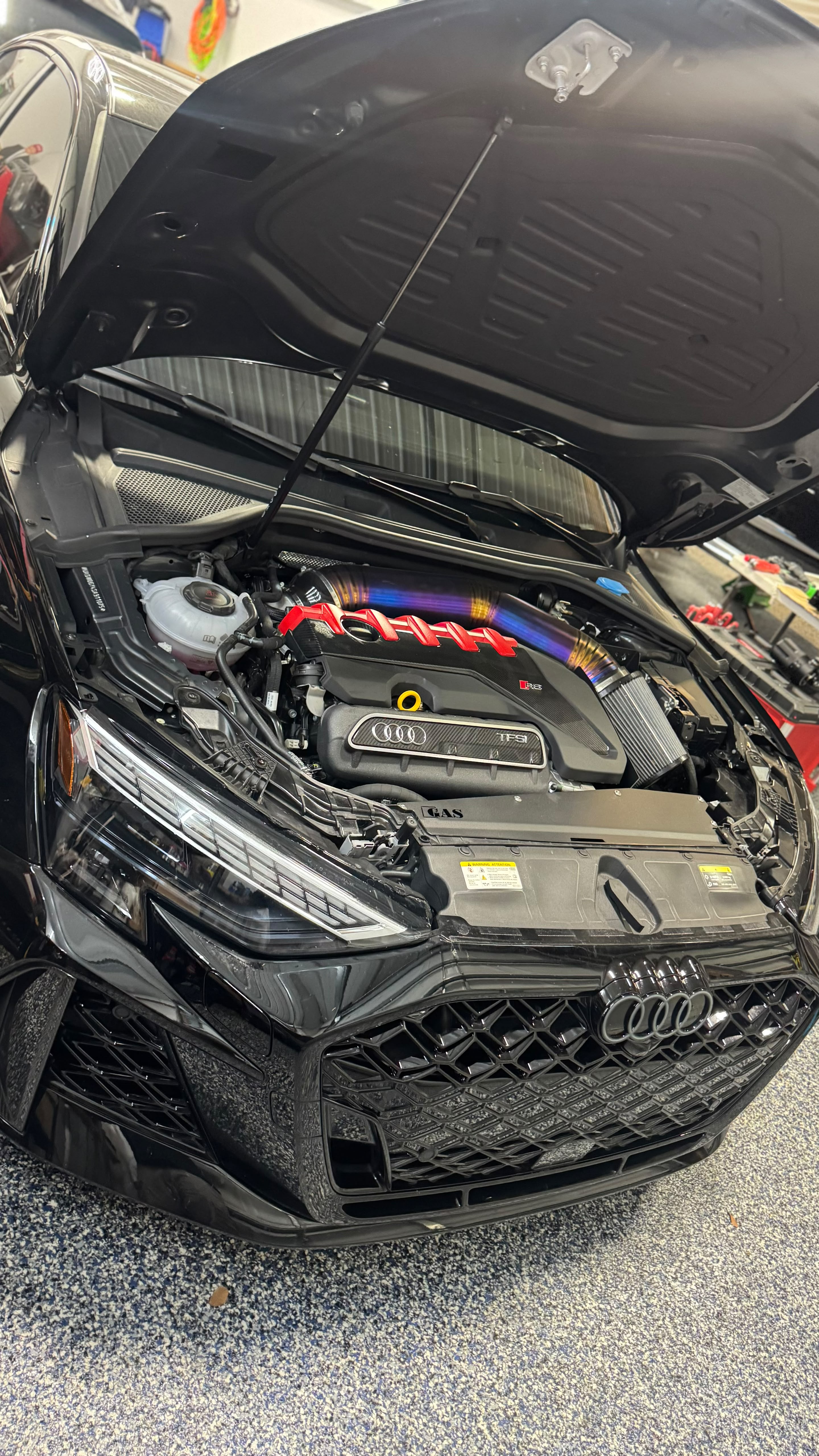 Image of GAS Omega 5 Inch Titanium Intake, Audi 8V/8Y/8S RS3/TTRS