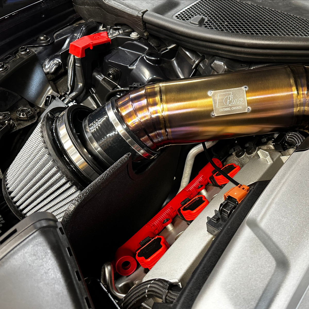GAS Omega 102mm Titanium Intake, C7 A6/A7 3.0T
