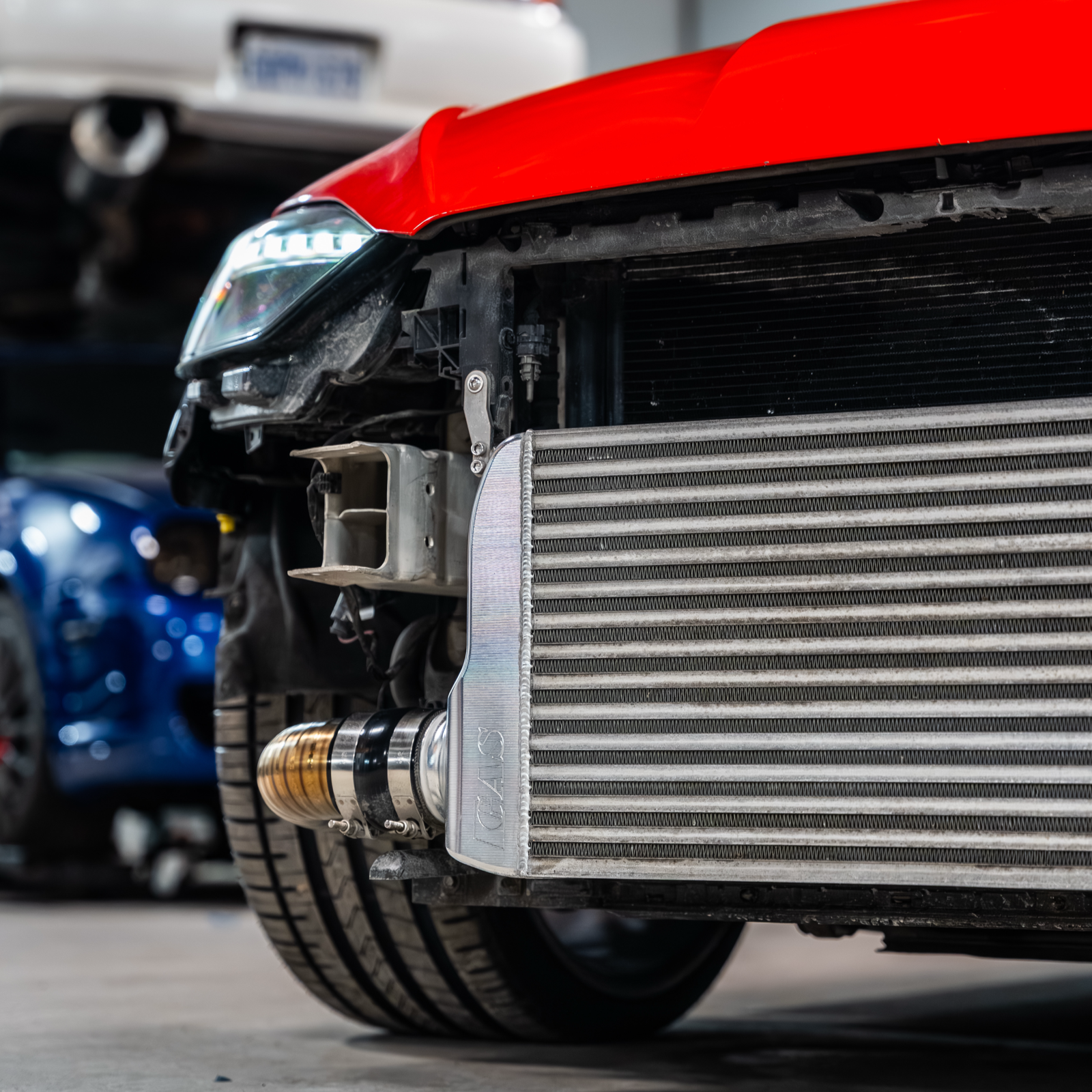 Image of GAS Omega 1000hp Billet Intercooler Kit, B9 S4/S5
