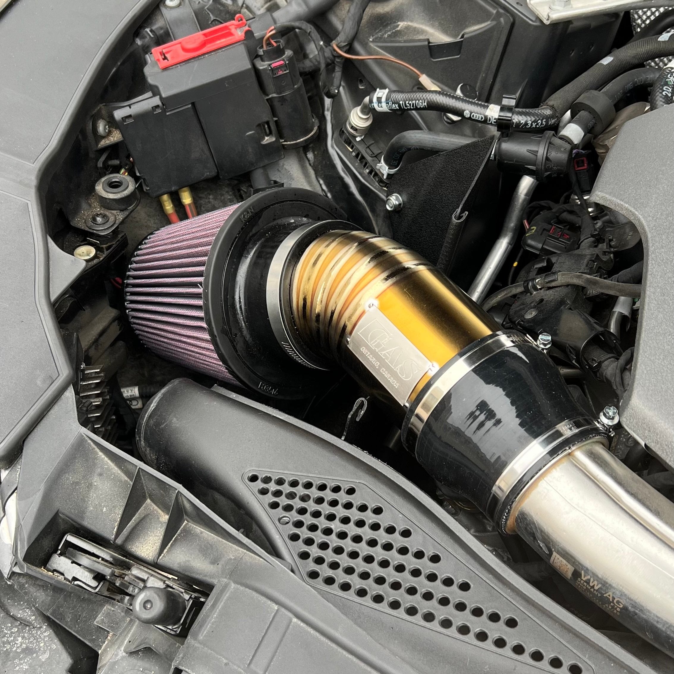 Image of GAS 89mm Titanium Intake, B9 S4/S5/RS4/RS5 EA839