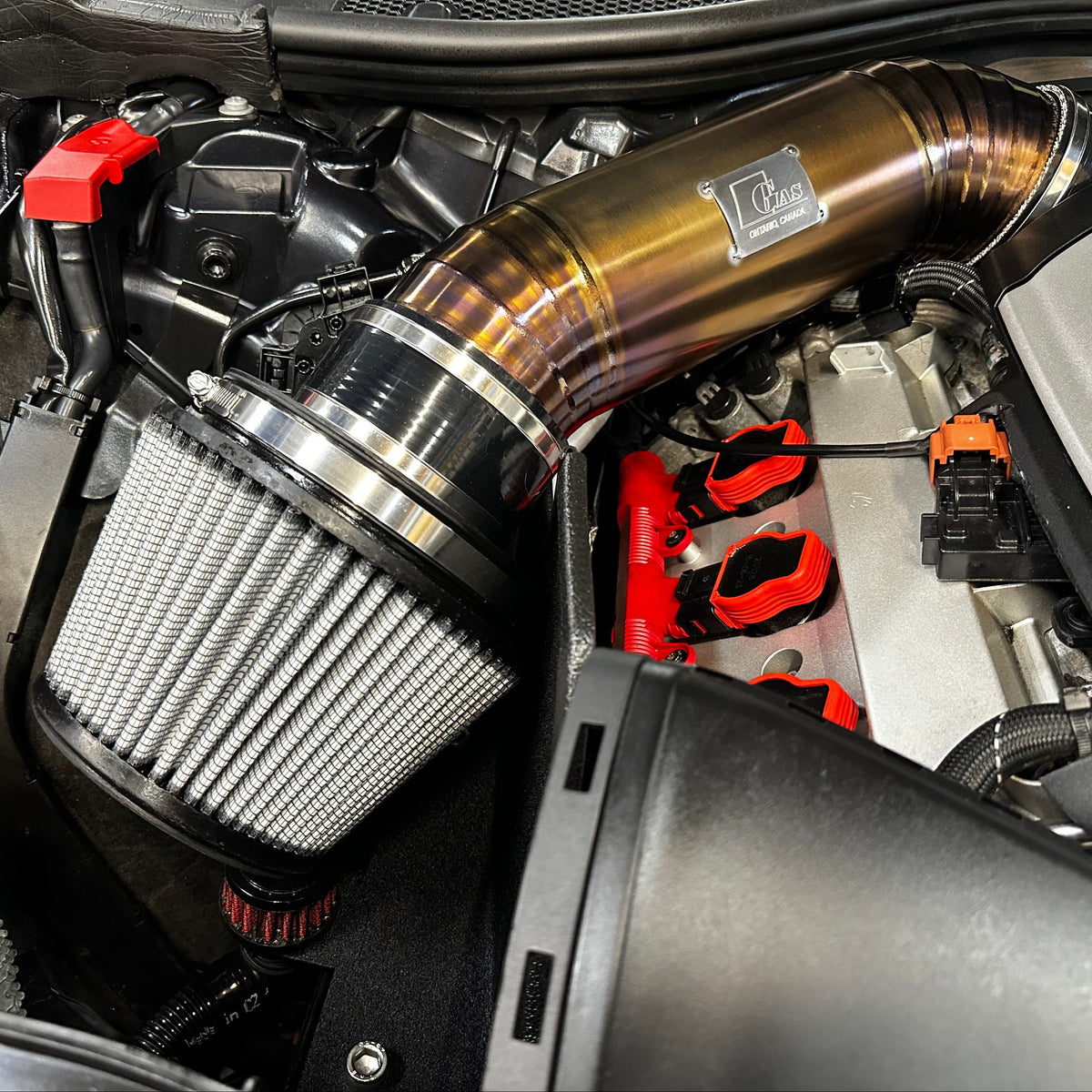 GAS Omega 102mm Titanium Intake, C7 A6/A7 3.0T
