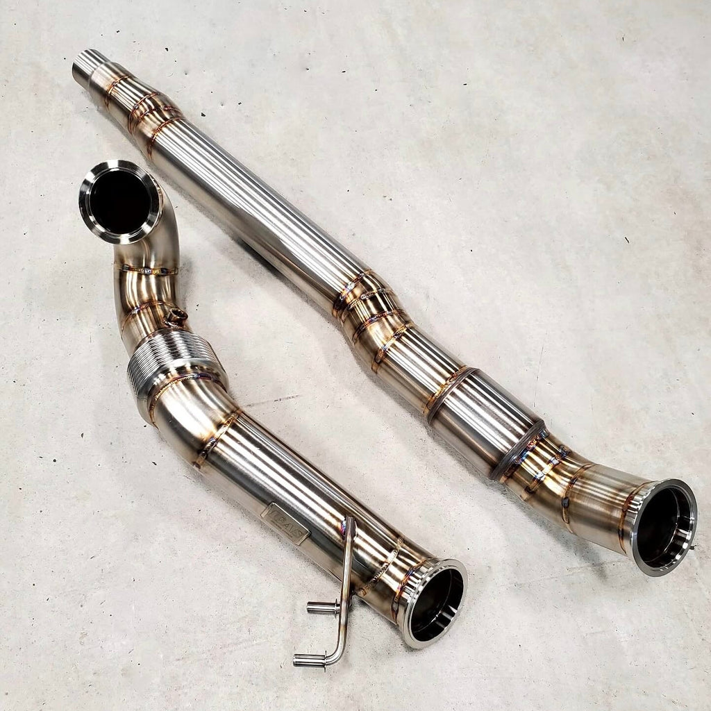 GAS 3.5" 90MM MQB Downpipe