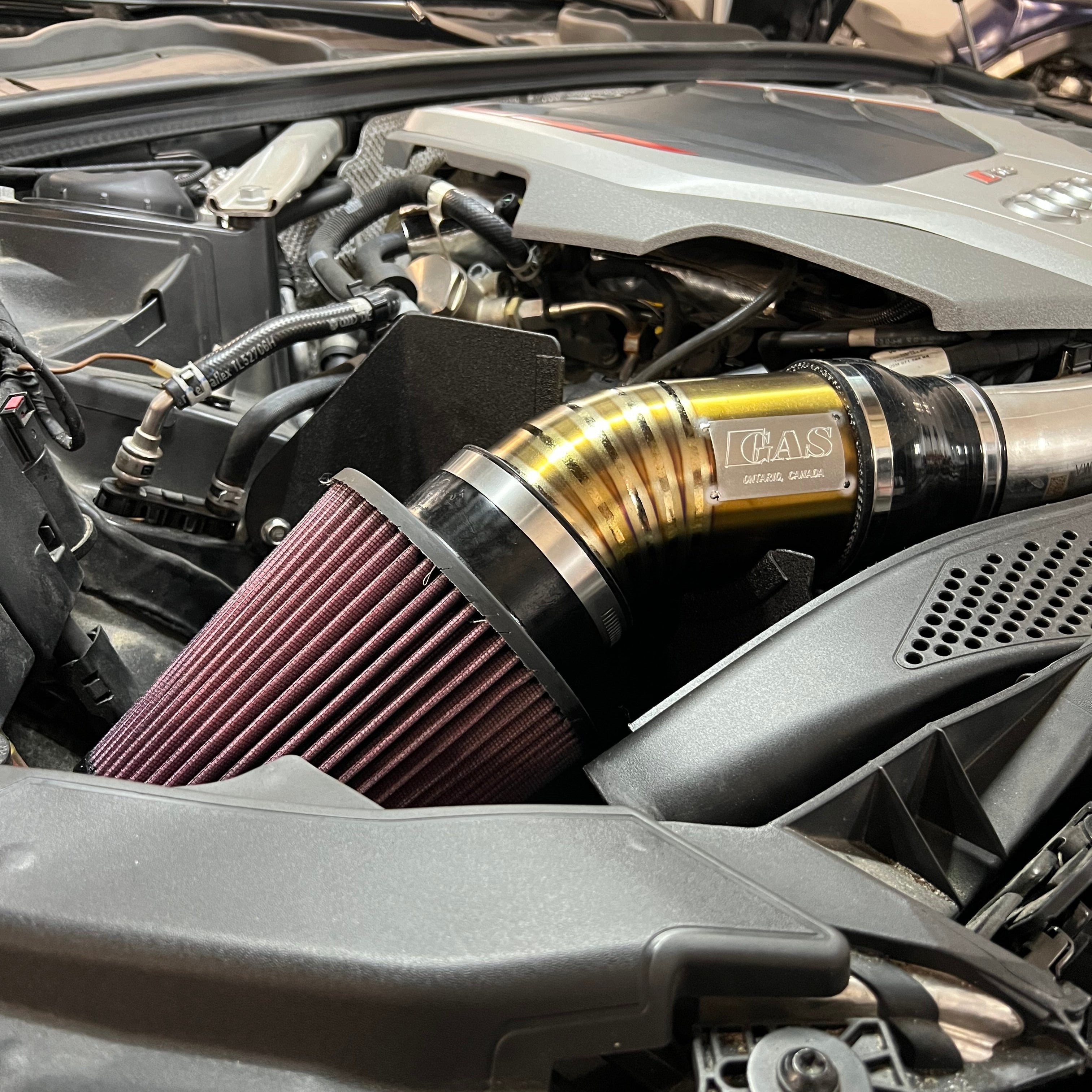 Image of GAS 89mm Titanium Intake, B9 S4/S5/RS4/RS5 EA839