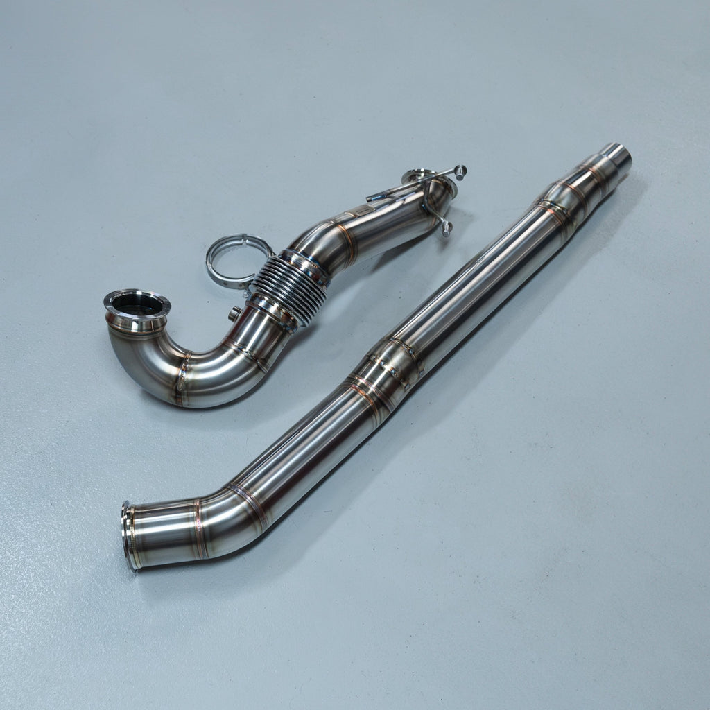 GAS 3.5" 90MM MQB Downpipe