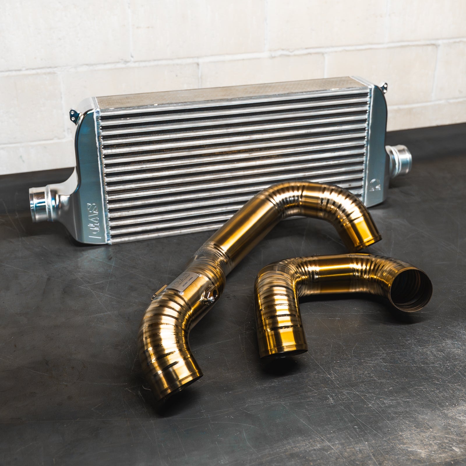 Image of GAS Omega 1000hp Billet Intercooler Kit, B9 S4/S5