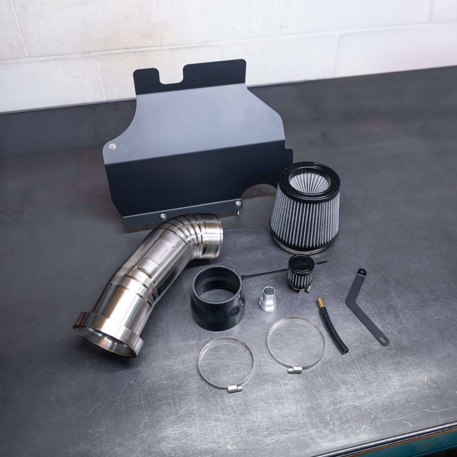 Image of GAS Omega V2 102mm Titanium Intake, C6 A6 3.0T