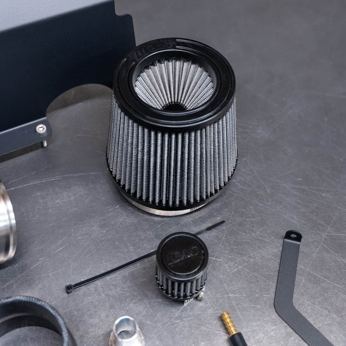 Image of GAS Omega V2 102mm Titanium Intake, C6 A6 3.0T