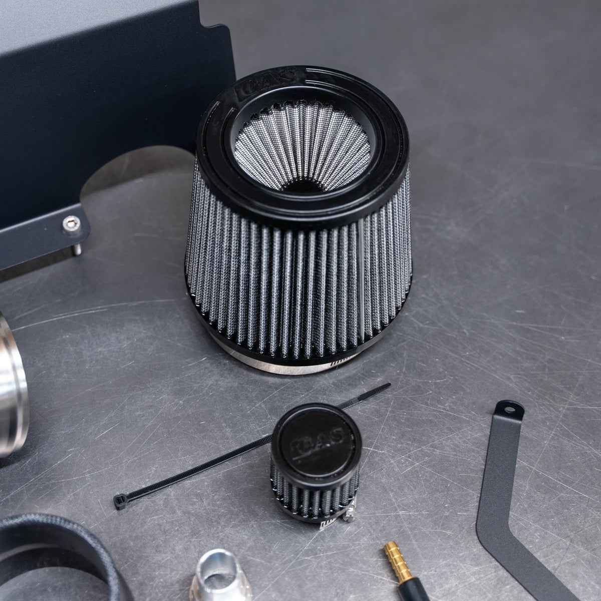 GAS Omega V2 102mm Titanium Intake, C6 A6 3.0T