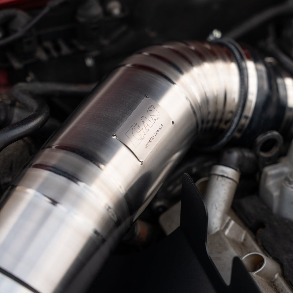 GAS Omega V2 102mm Titanium Intake, C6 A6 3.0T