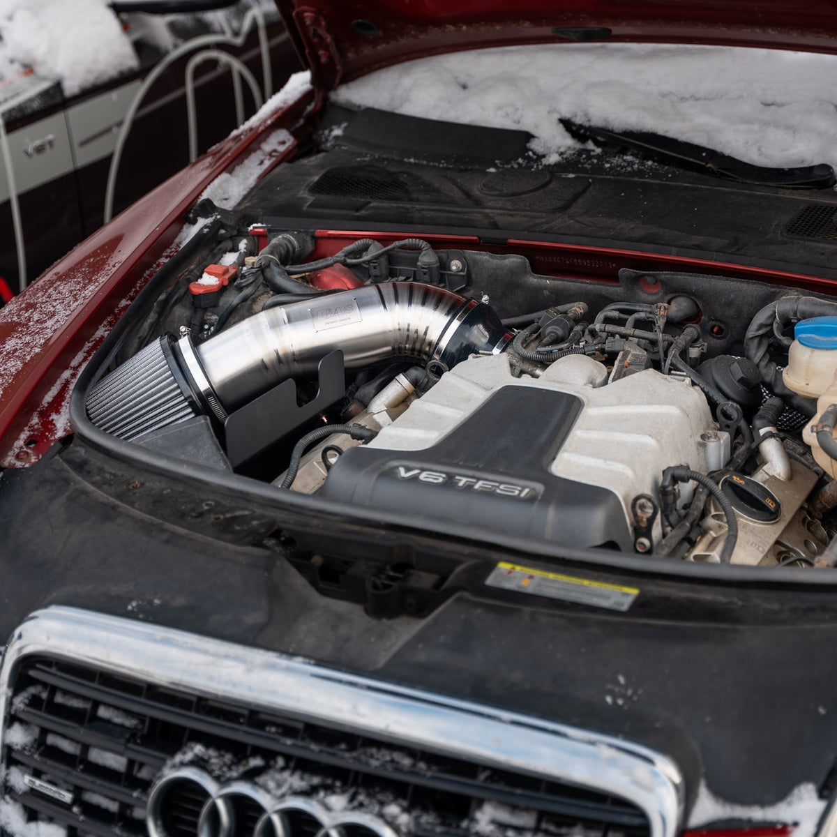 GAS Omega V2 102mm Titanium Intake, C6 A6 3.0T