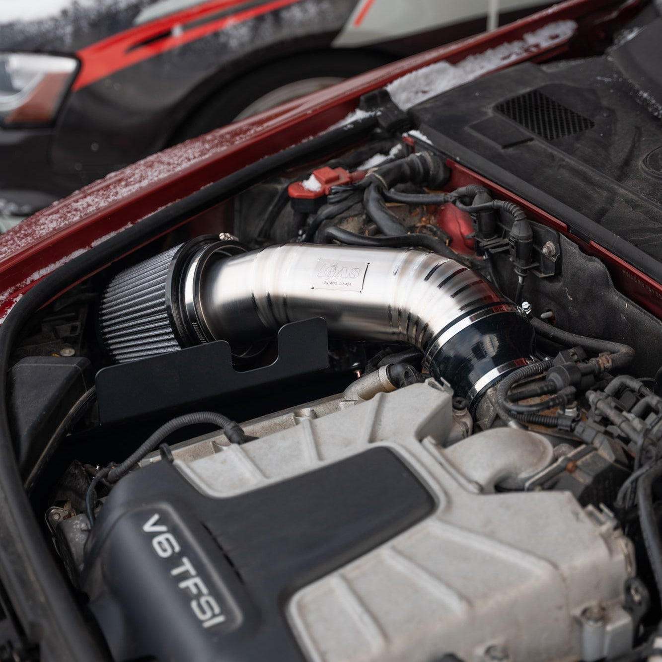Image of GAS Omega V2 102mm Titanium Intake, C6 A6 3.0T