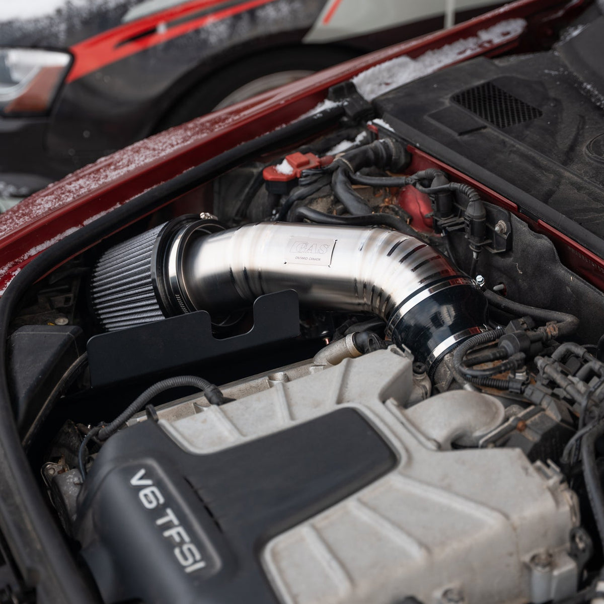 GAS Omega V2 102mm Titanium Intake, C6 A6 3.0T