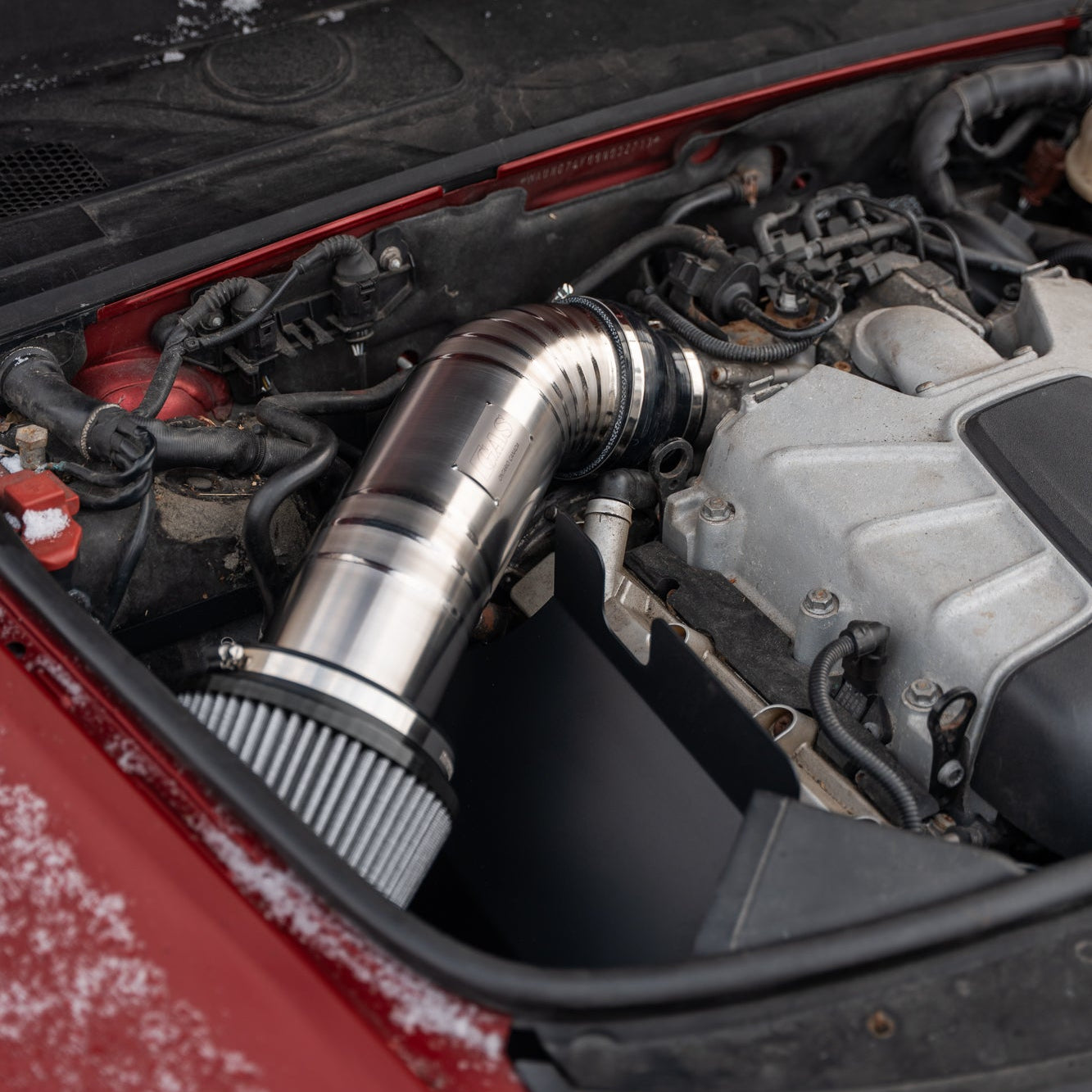 Image of GAS Omega V2 102mm Titanium Intake, C6 A6 3.0T