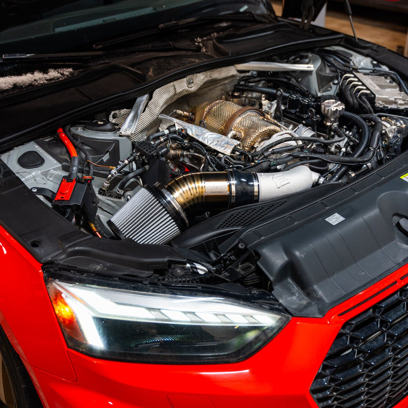 Image of GAS Omega V2 102mm Titanium Intake, B9 S4/S5/RS4/RS5 EA839