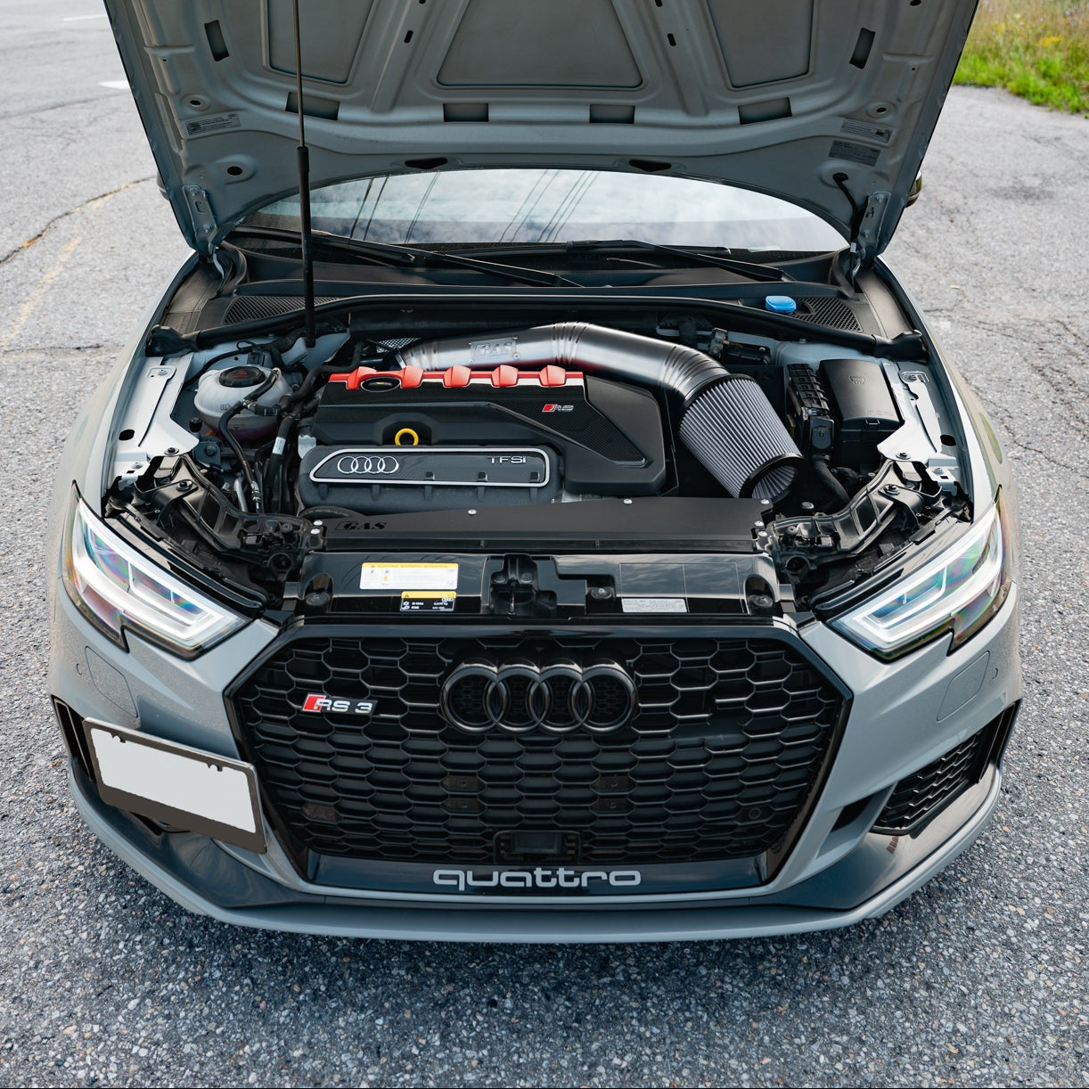 Image of GAS Omega 5 Inch Titanium Intake, Audi RS3/TTRS