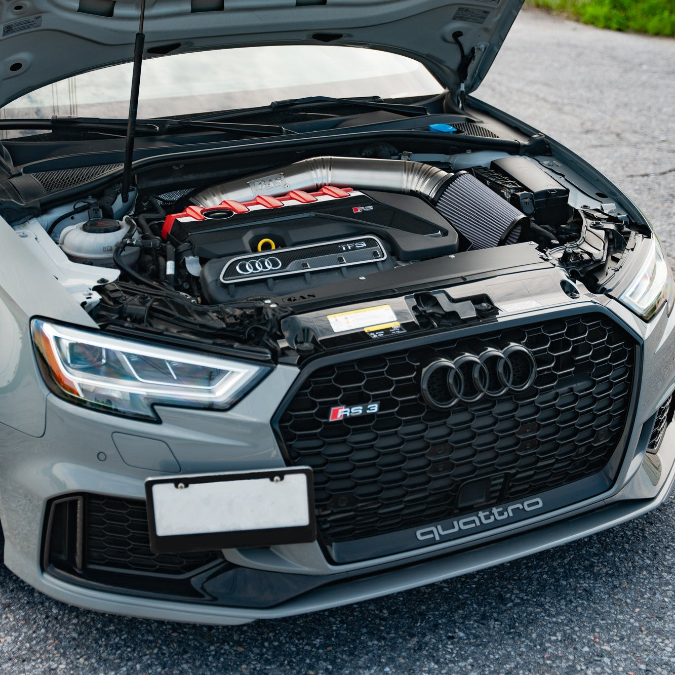 Image of GAS Omega 5 Inch Titanium Intake, Audi RS3/TTRS