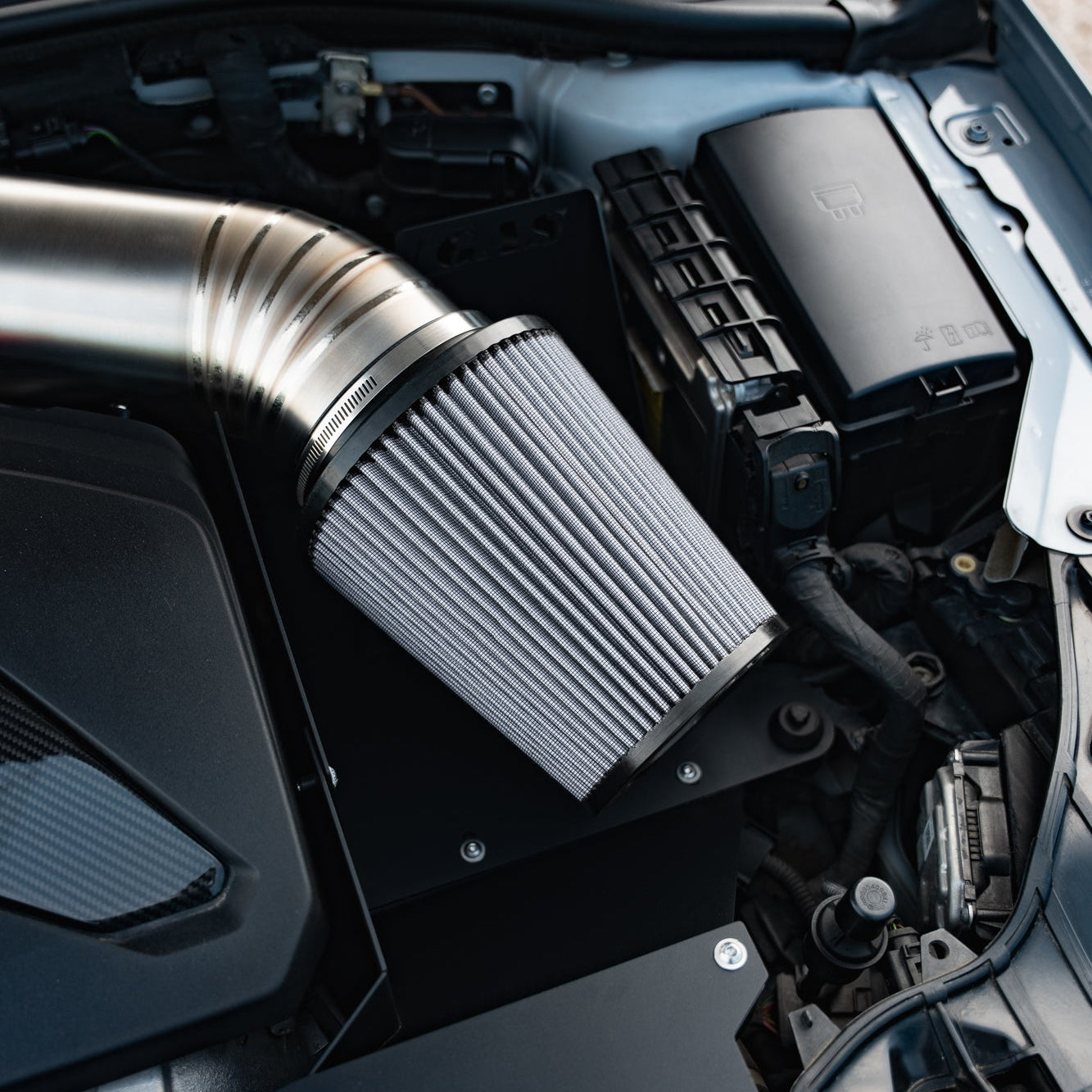 Image of GAS Omega 5 Inch Titanium Intake, Audi RS3/TTRS