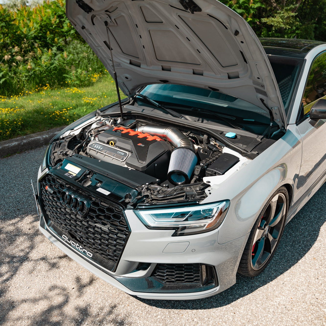 Image of GAS Omega 5 Inch Titanium Intake, Audi RS3/TTRS