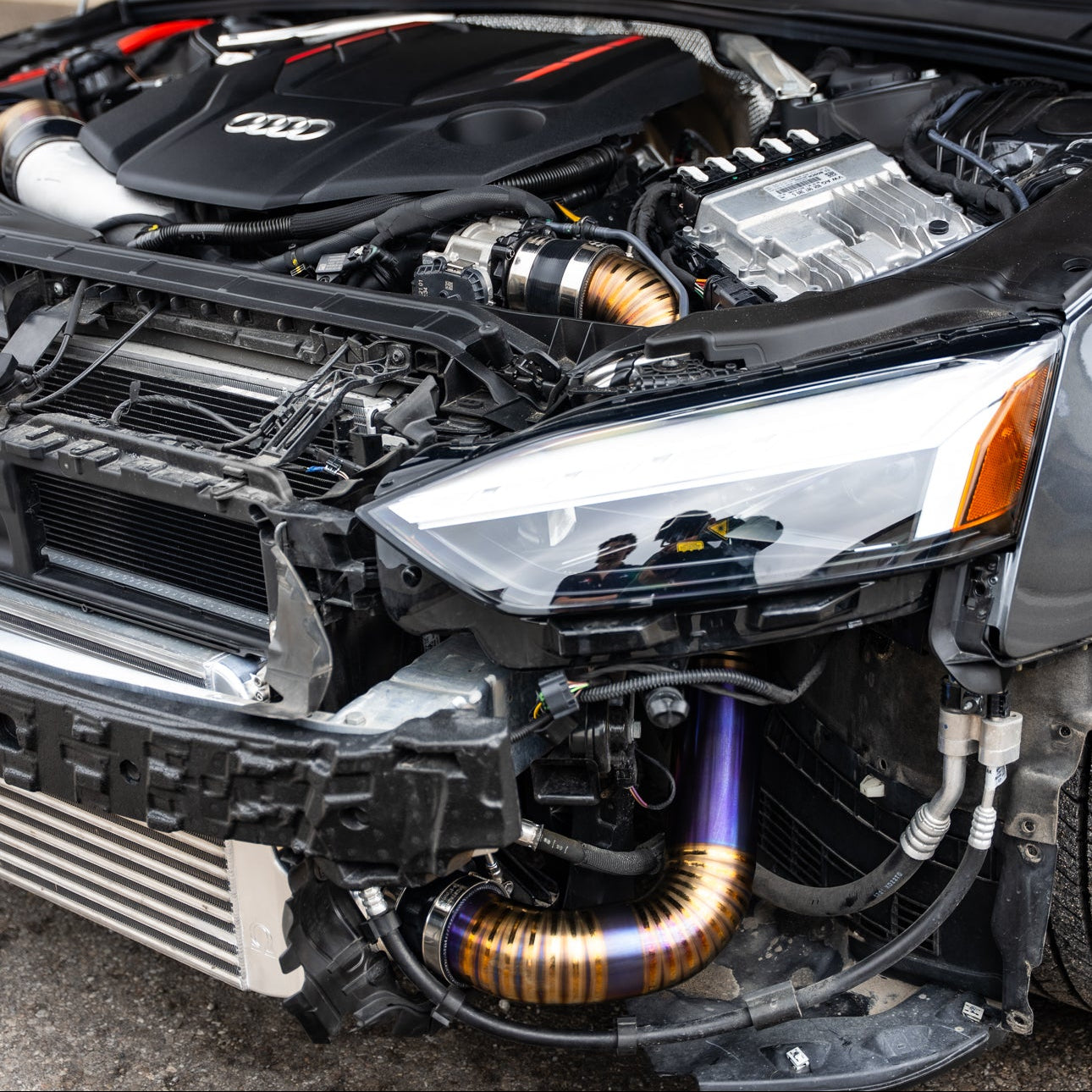 Image of GAS Omega 1000hp Billet Intercooler Kit, B9 S4/S5