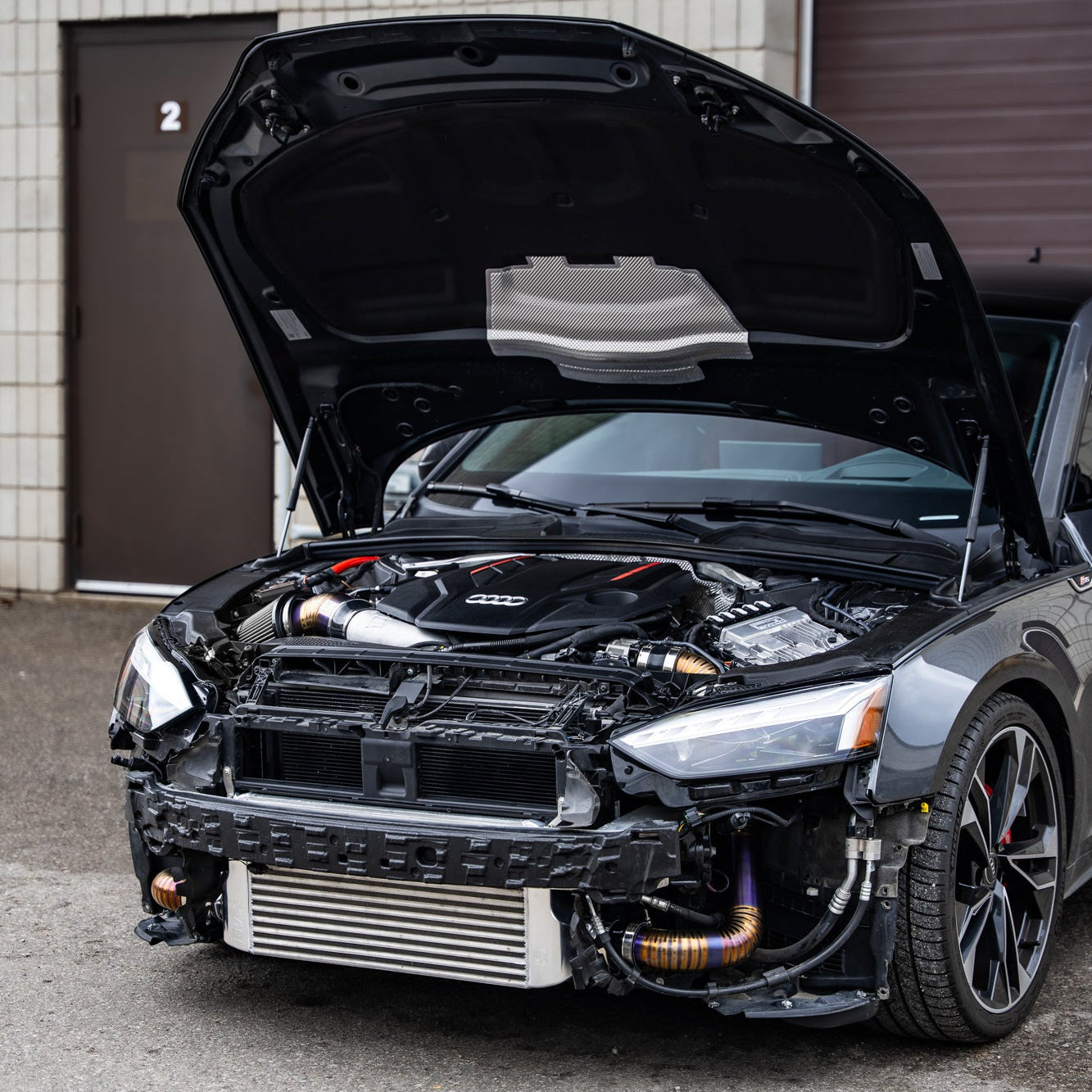 Image of GAS Omega 1000hp Billet Intercooler Kit, B9 S4/S5