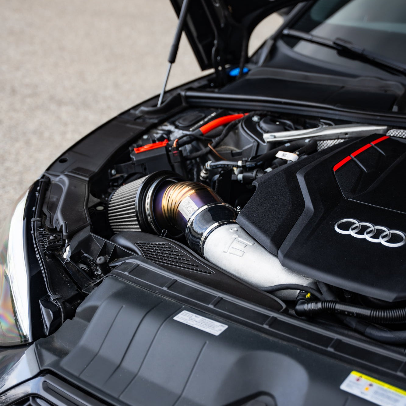 Image of GAS Omega V2 102mm Titanium Intake, B9 S4/S5/RS4/RS5 EA839