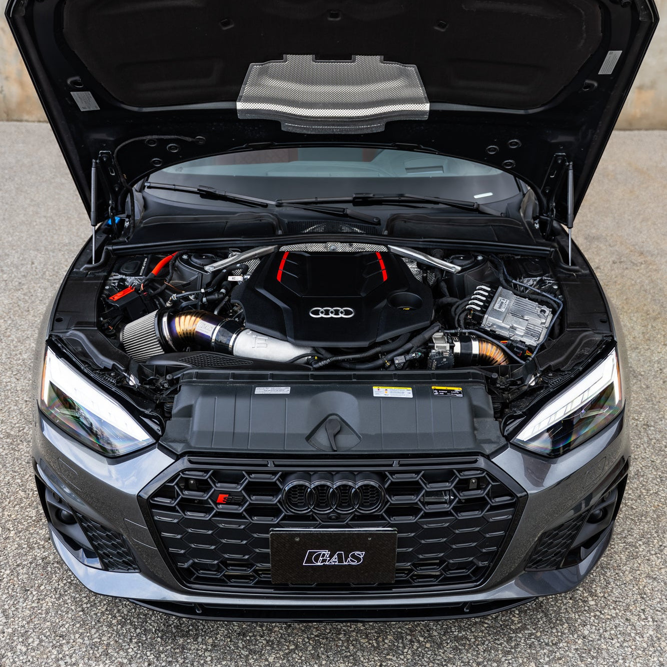 Image of GAS Omega V2 102mm Titanium Intake, B9 S4/S5/RS4/RS5 EA839
