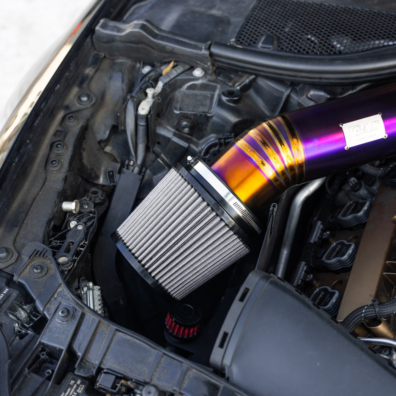 Image of GAS Omega V2 102mm Titanium Intake, C7 A6/A7 3.0T