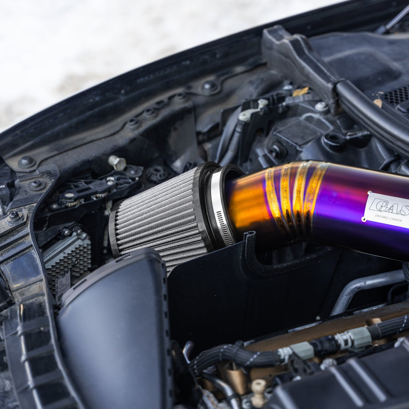 Image of GAS Omega V2 102mm Titanium Intake, C7 A6/A7 3.0T