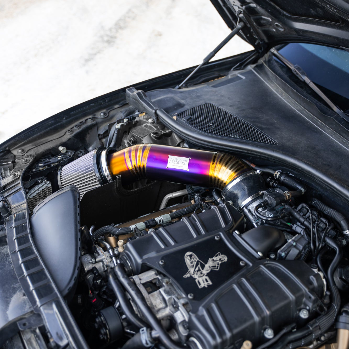 Image of GAS Omega V2 102mm Titanium Intake, C7 A6/A7 3.0T