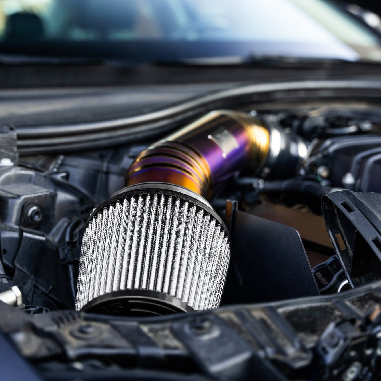 Image of GAS Omega V2 102mm Titanium Intake, C7 A6/A7 3.0T