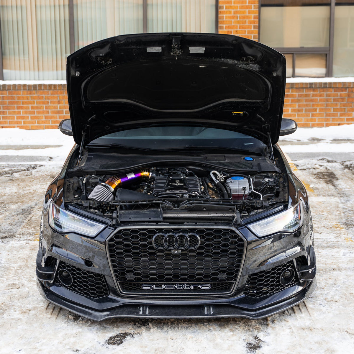 GAS Omega V2 102mm Titanium Intake, C7 A6/A7 3.0T