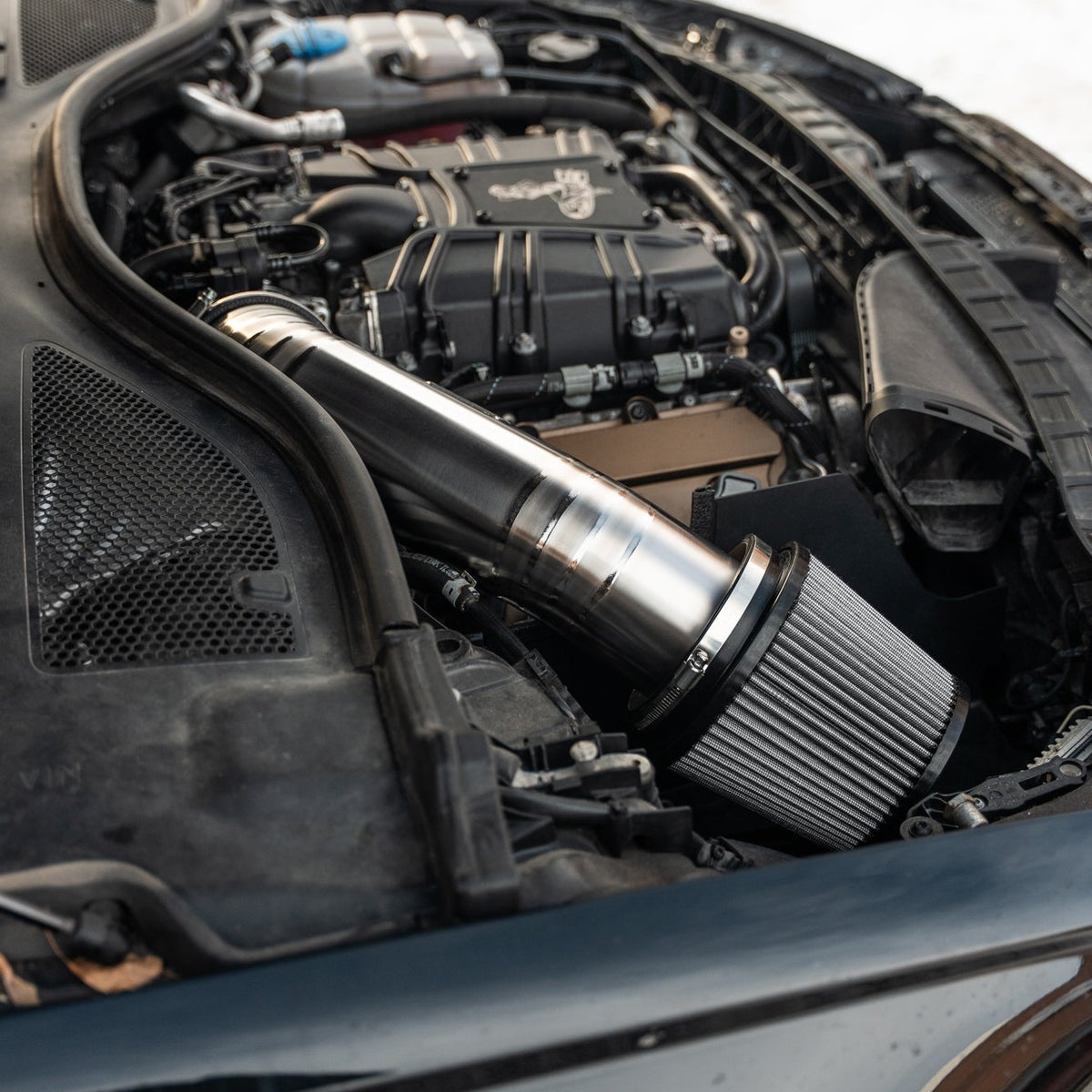 GAS Omega V2 102mm Titanium Intake, C7 A6/A7 3.0T