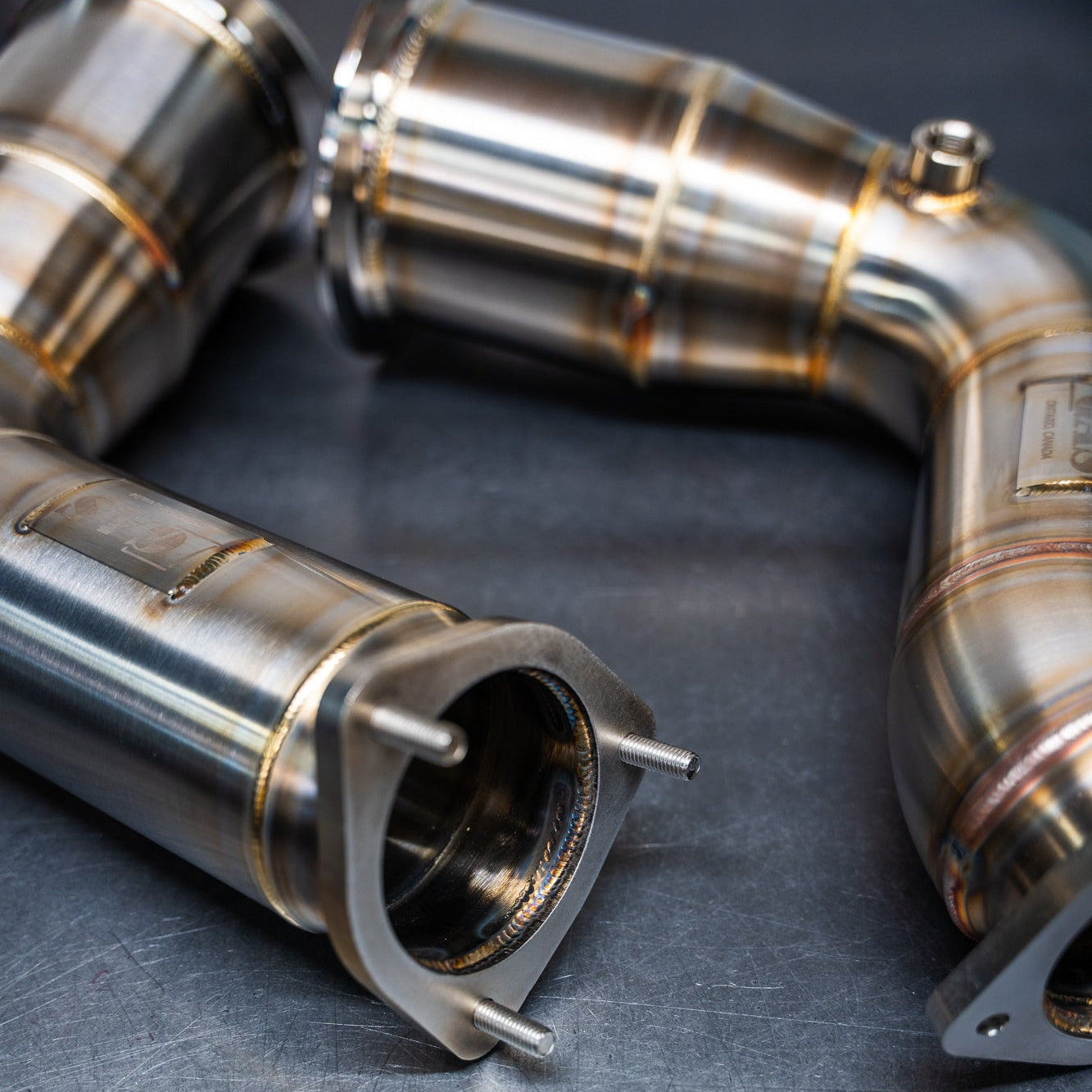Image of GAS B9/B9.5 RS4/RS5 EA839 2.9T Downpipe Set