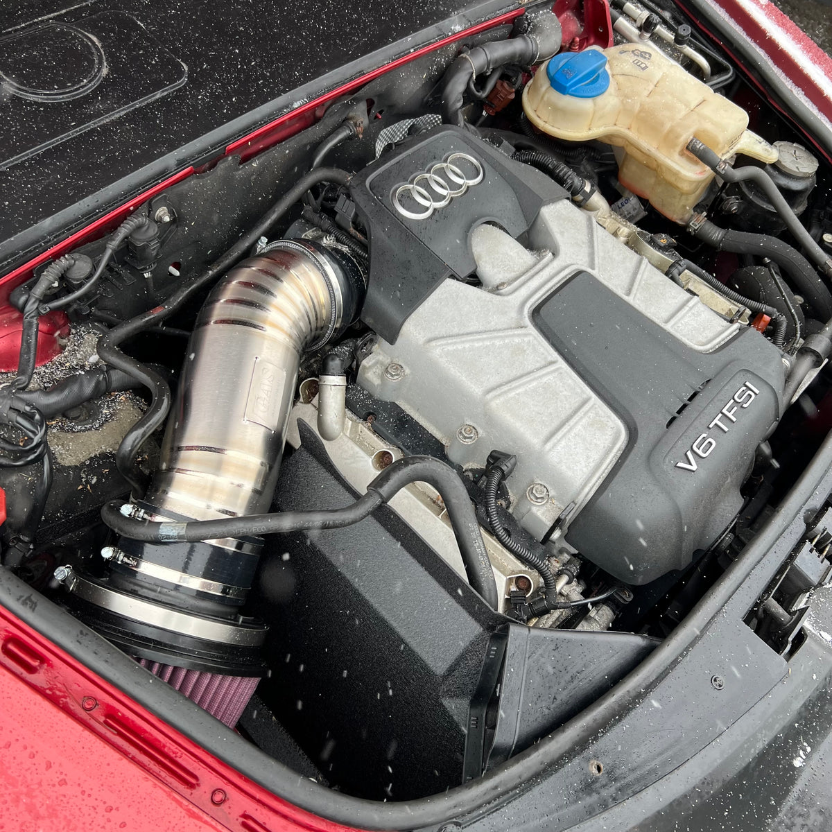 GAS Omega 102mm Titanium Intake, C6 A6 3.0T