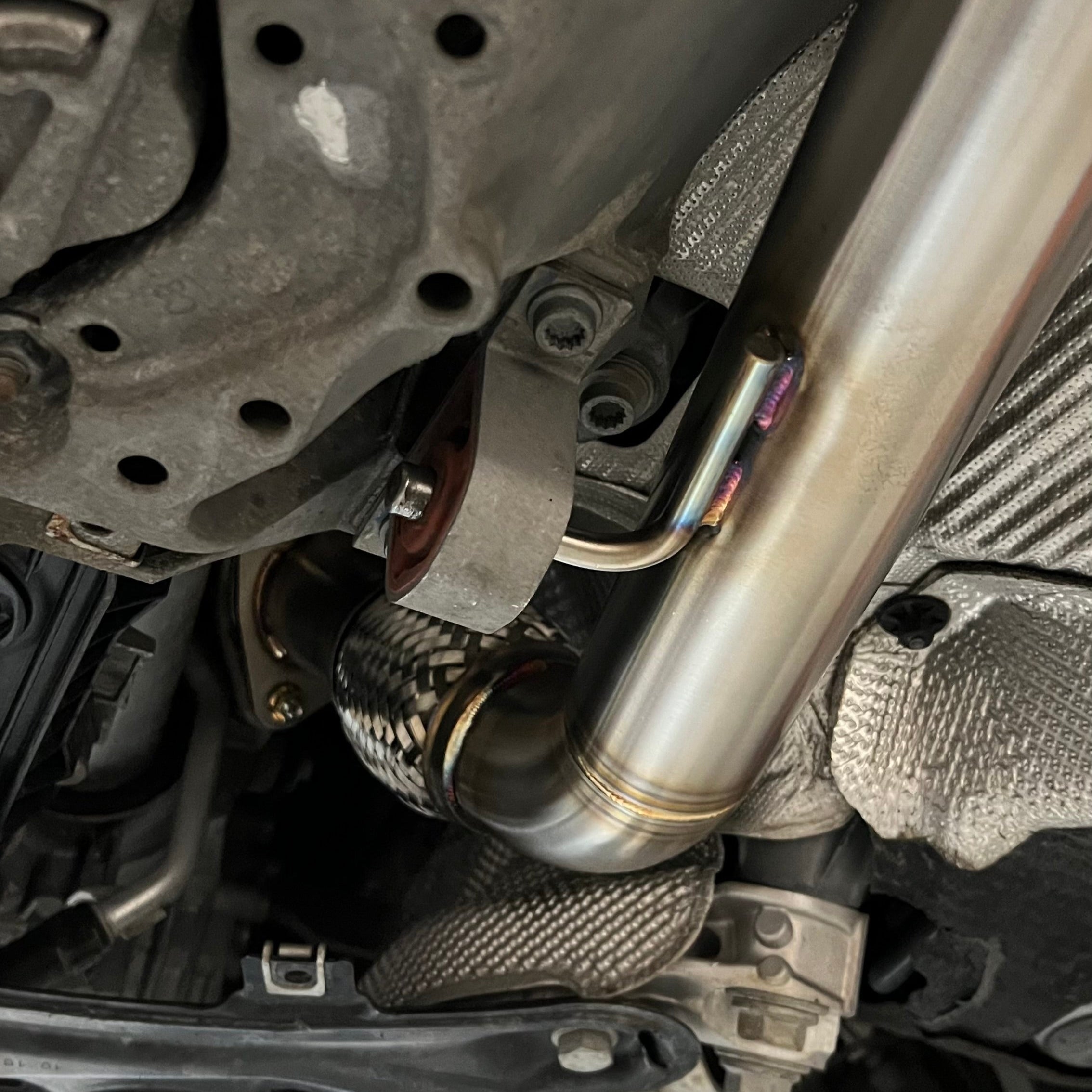 Image of GAS Downpipe Set, 4M Q7 3.0T Supercharged