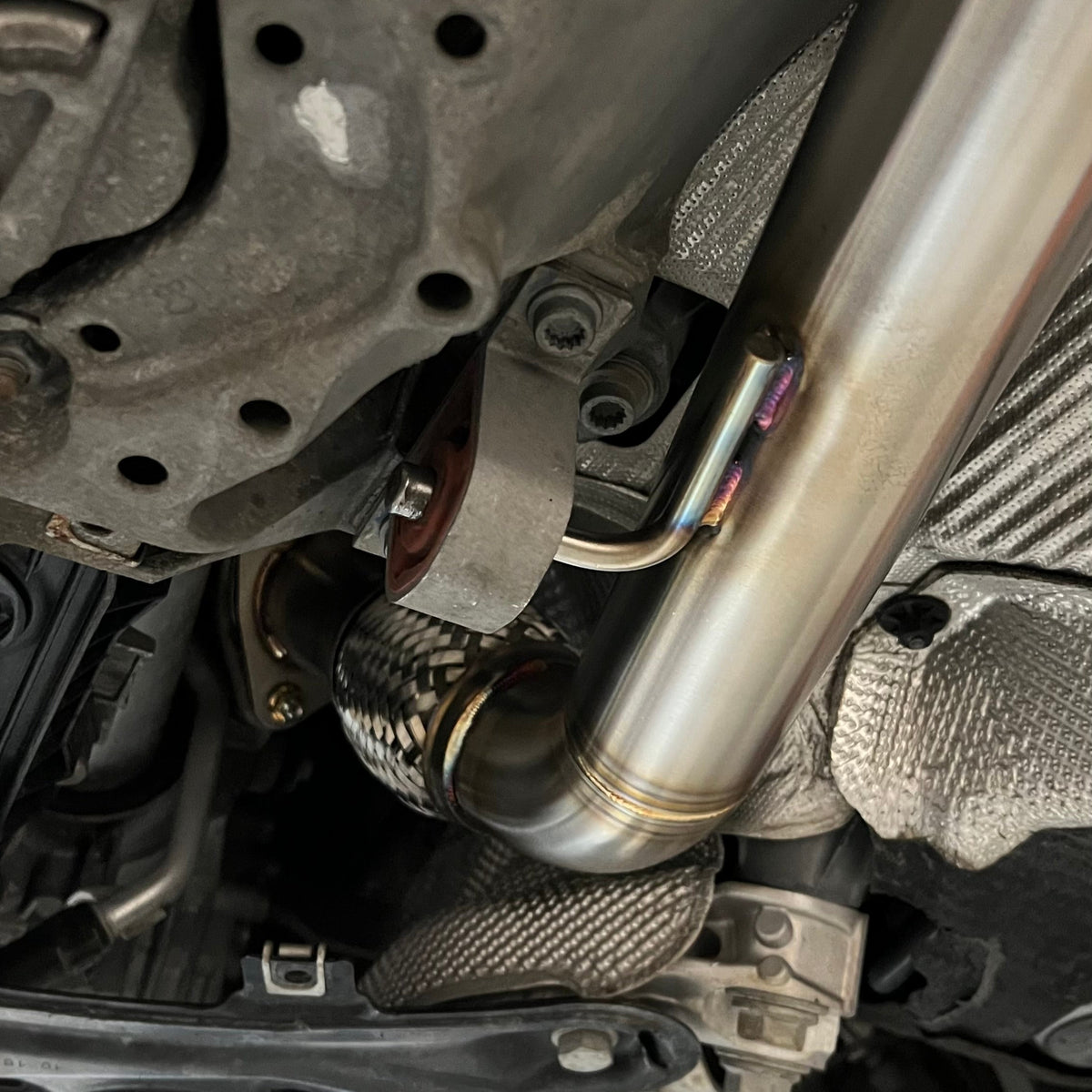 GAS Downpipe Set, 4M Q7 3.0T Supercharged