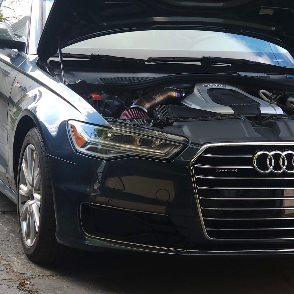 Image of GAS 89mm Titanium Intake, C7 A6/A7 3.0T