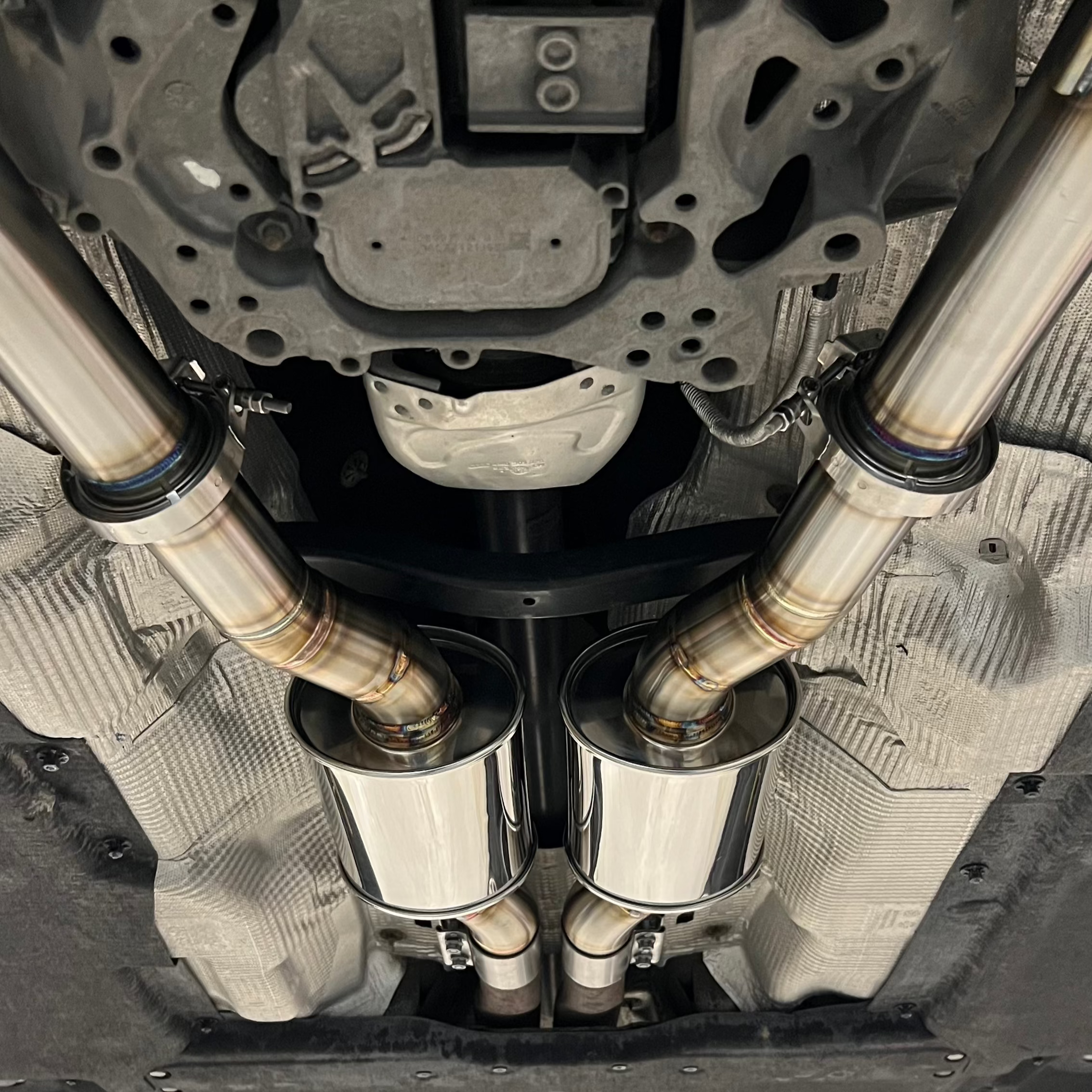 Image of GAS 4M Q7 Downpipes, Extra Rear Sections ONLY