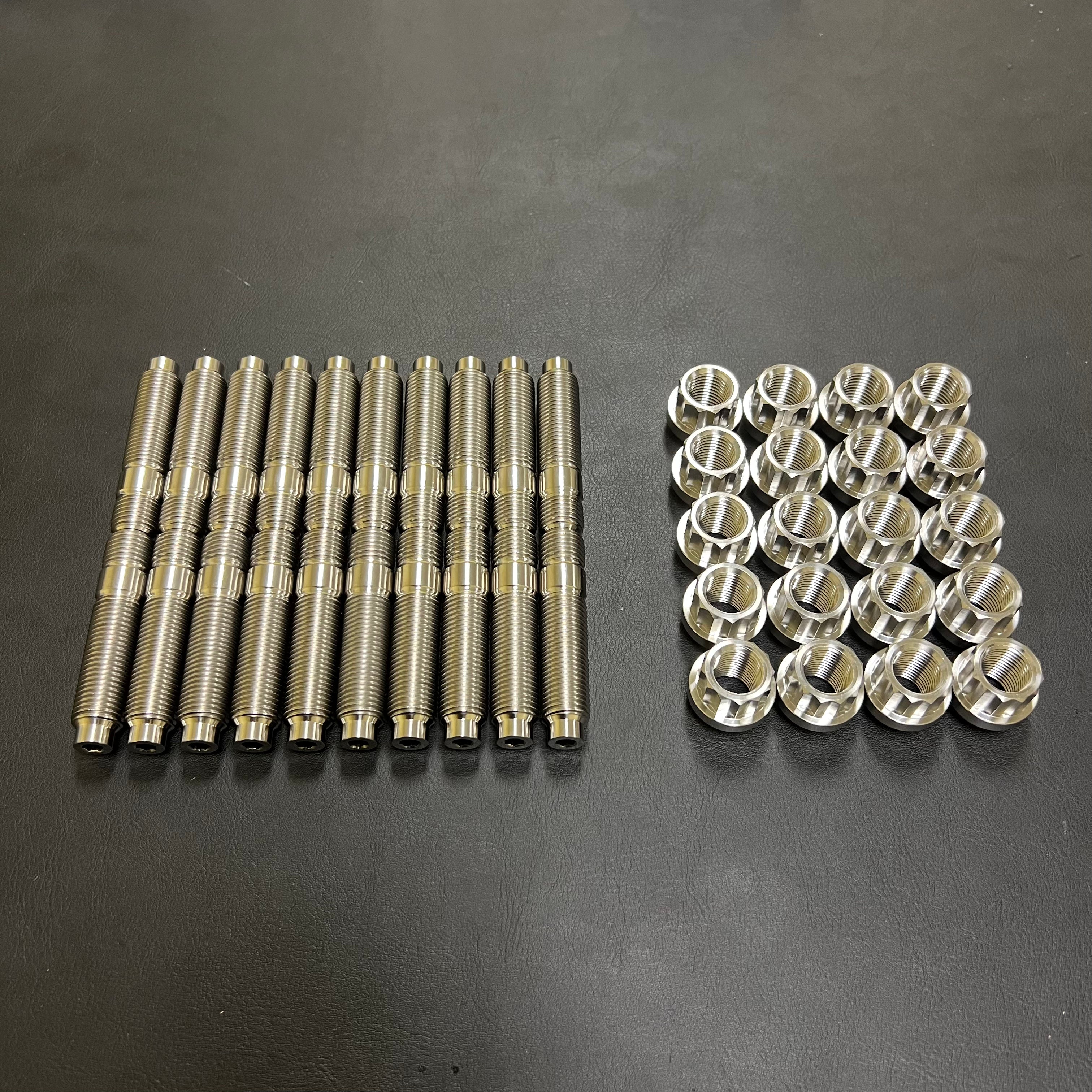 Image of Titanium Wheel Stud Conversion Kit, BMW M14x1.25