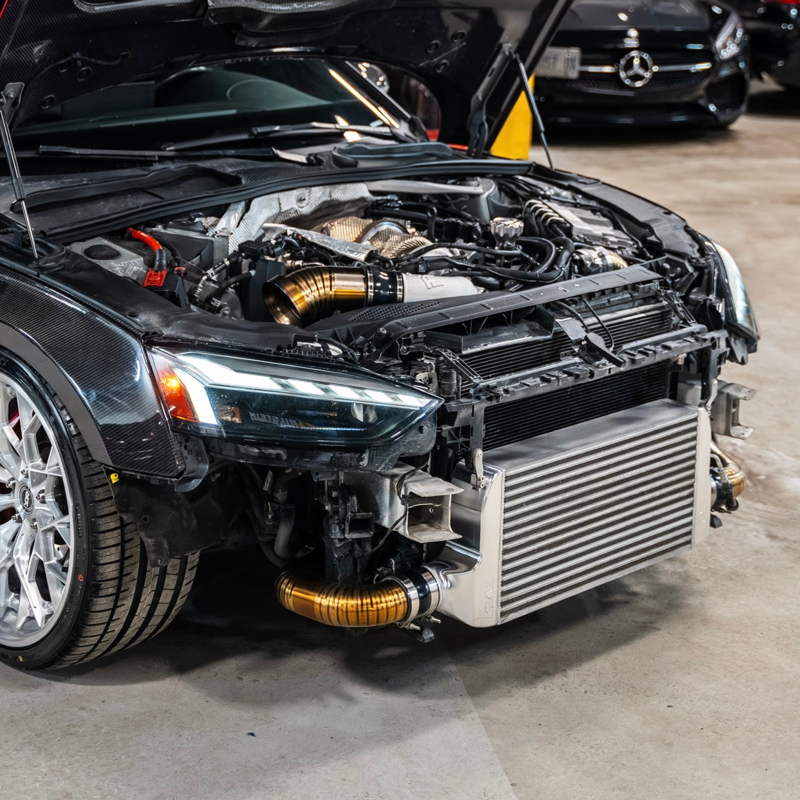 GAS Omega 1000hp Billet Intercooler Kit, B9 S4/S5