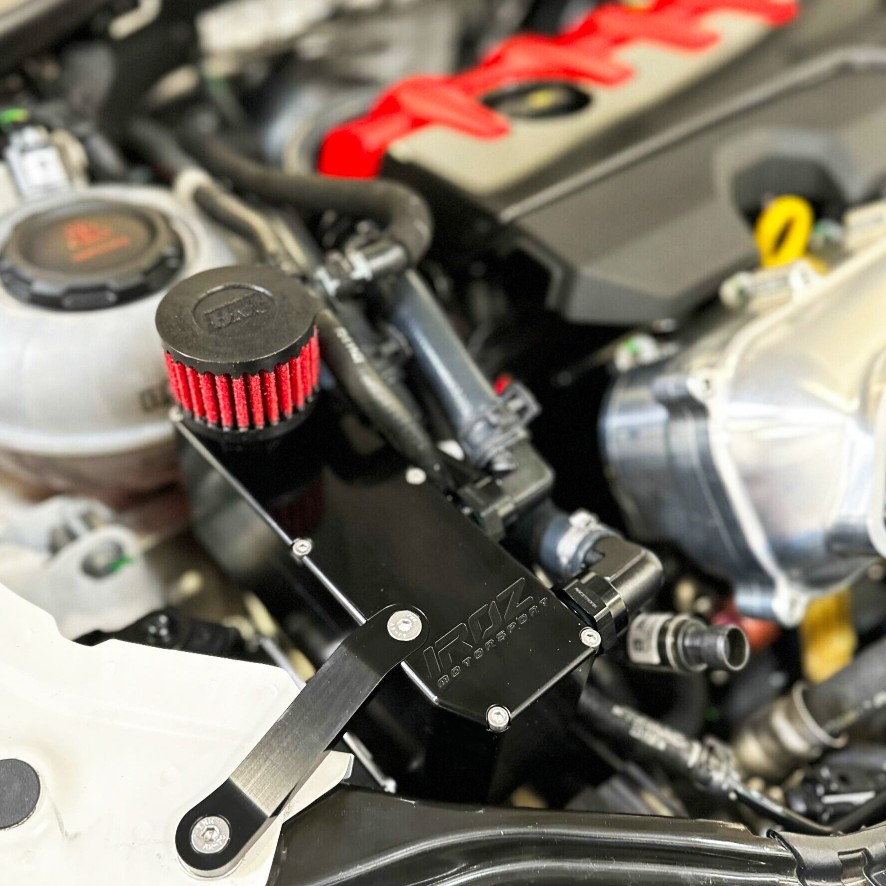 Image of Iroz Motorsport RS3 8V Stage 3 Engine Catch Can / PCV Breather kit