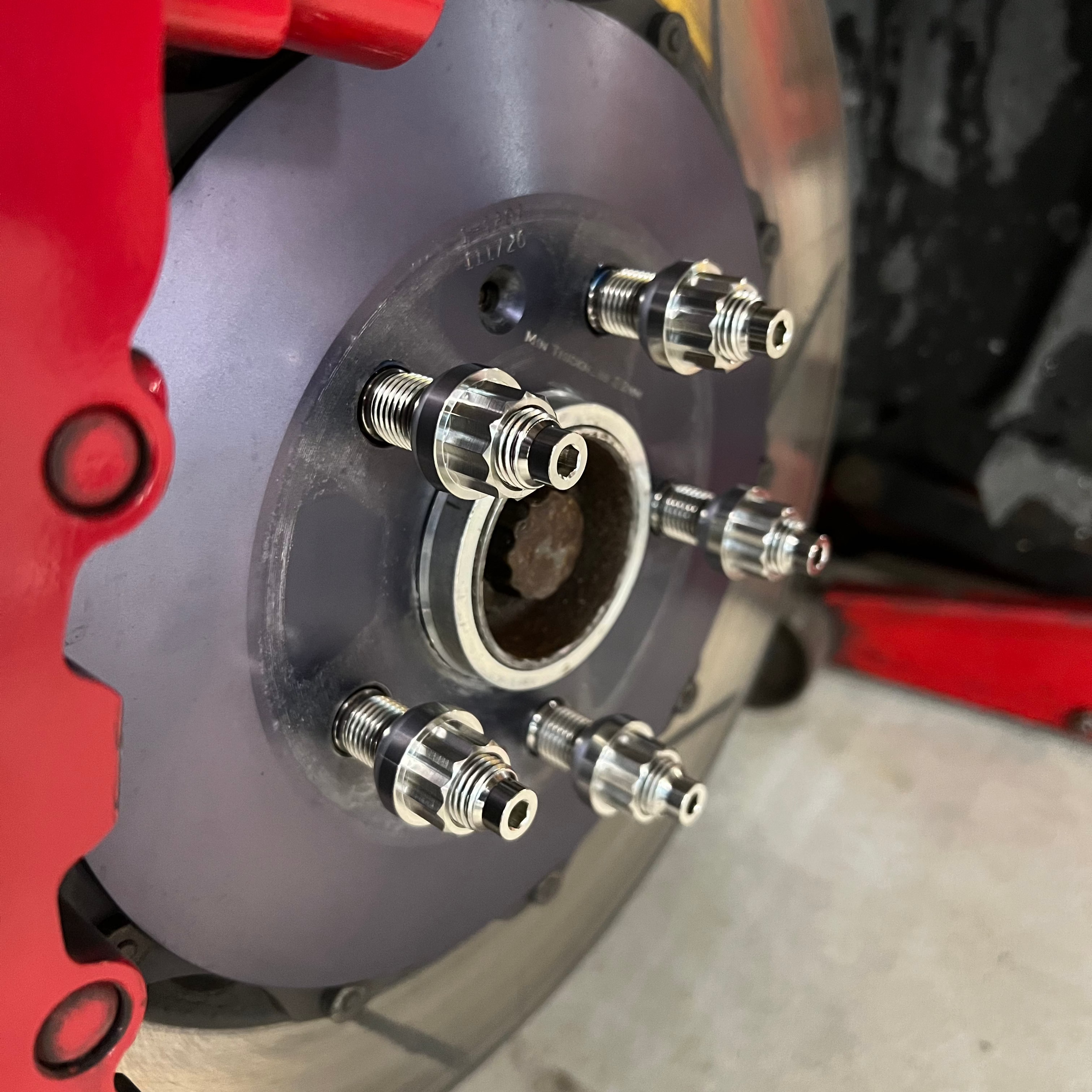 Image of Titanium Wheel Stud Conversion Kit, Audi/VW